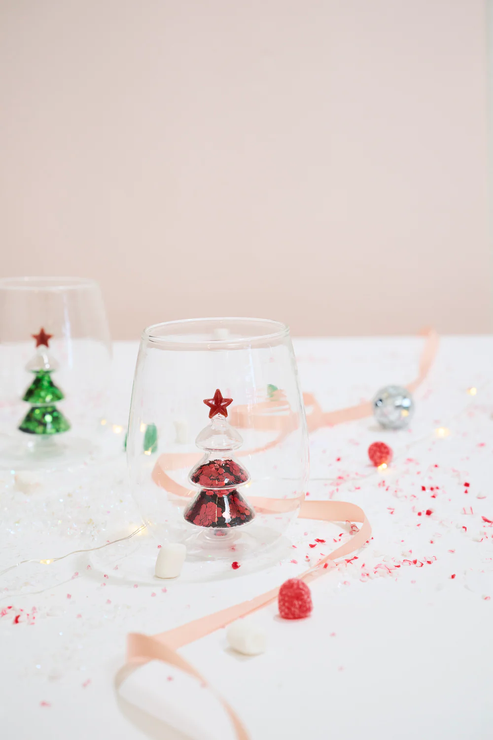 Glitter Tree Drinkware Set of 4 By Accent Decor - Image 8