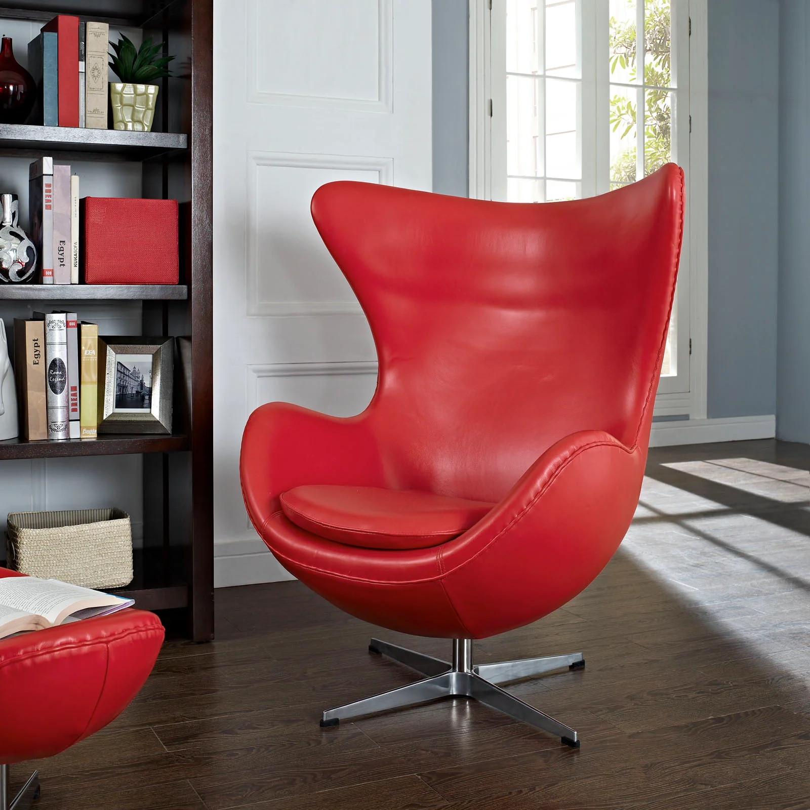 Glove Leather Lounge Chair By Modway - EEI-528