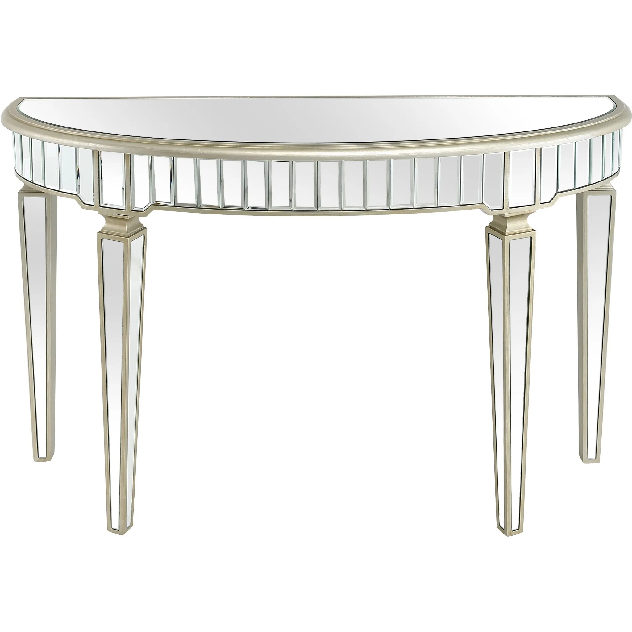 Gold Accented Console Table By Homeroots