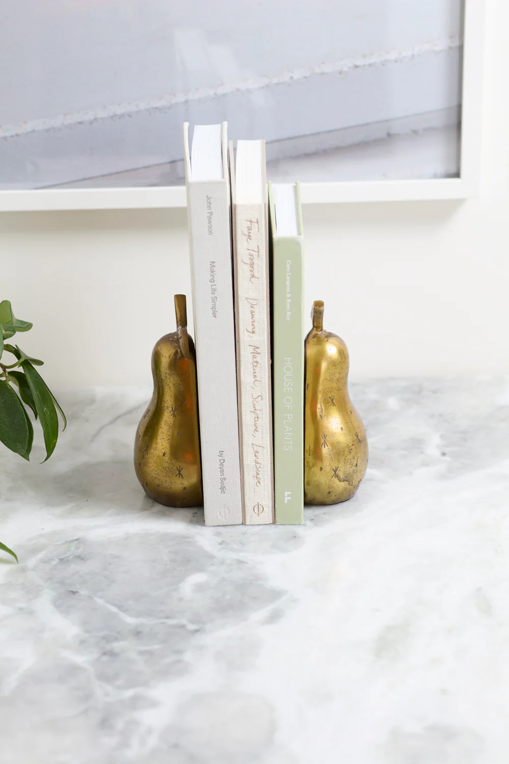 Golden Pear Bookend - Set of 2 By Accent Decor - Image 4