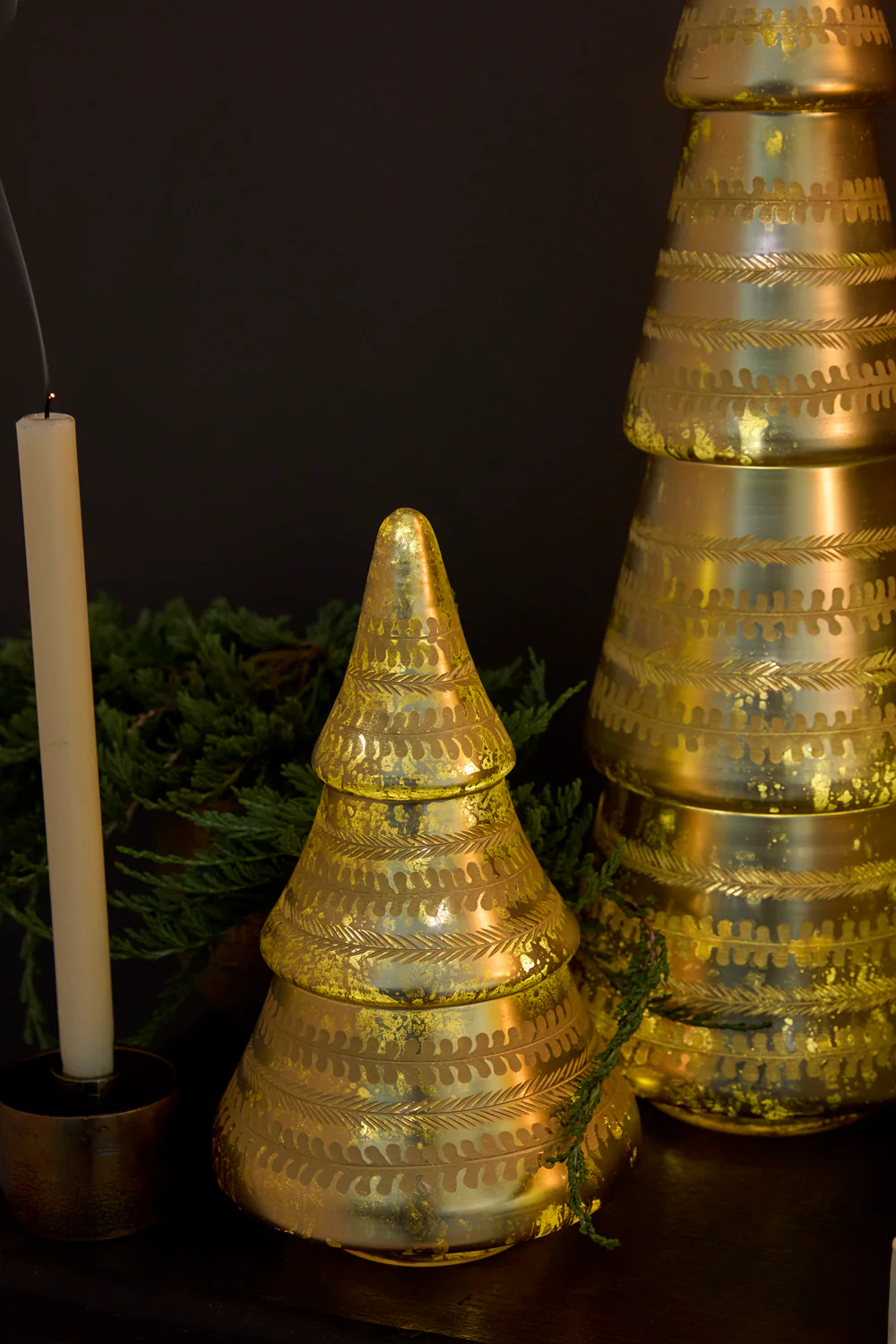 Goldleaf Light Up Tree Set of 2 By Accent Decor
