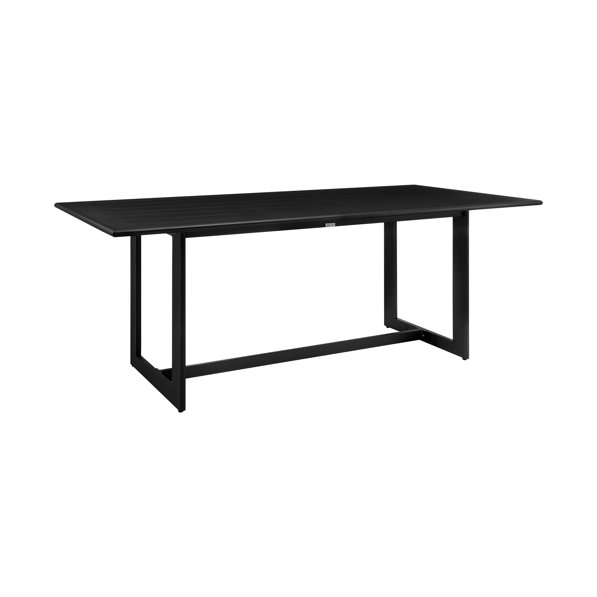 Grand Outdoor Patio Dining Table in Aluminum By Armen Living - Image 4