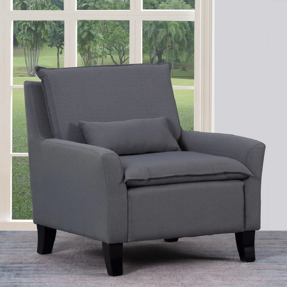 Gray Accent Chair By Homeroots