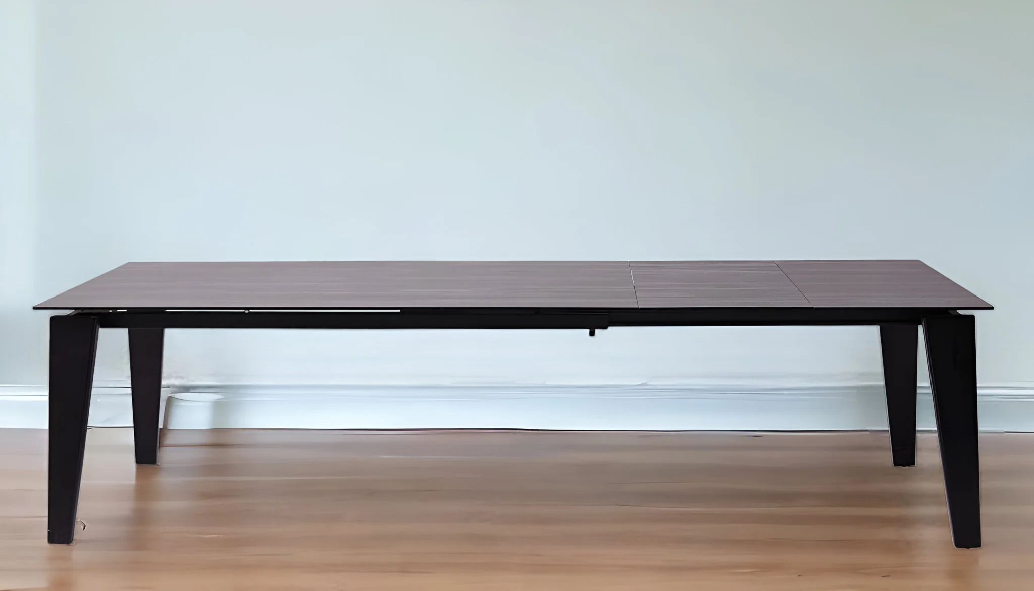 Gray And Black Ceramic And Solid Wood Drop Leaf Dining Table By Homeroots