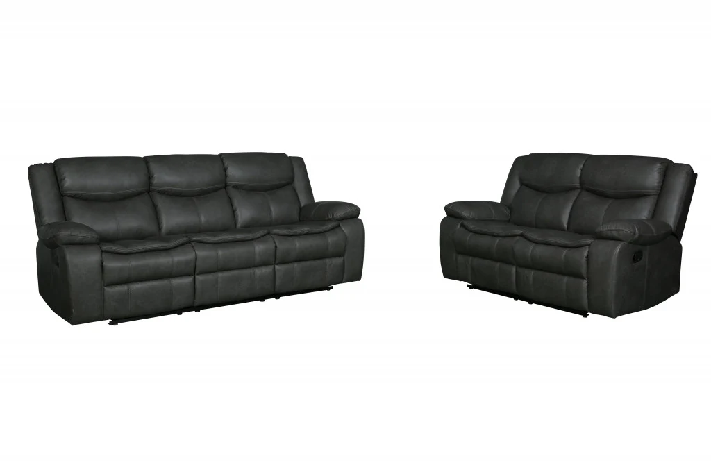 Gray Sofa Love By Homeroots - 366302