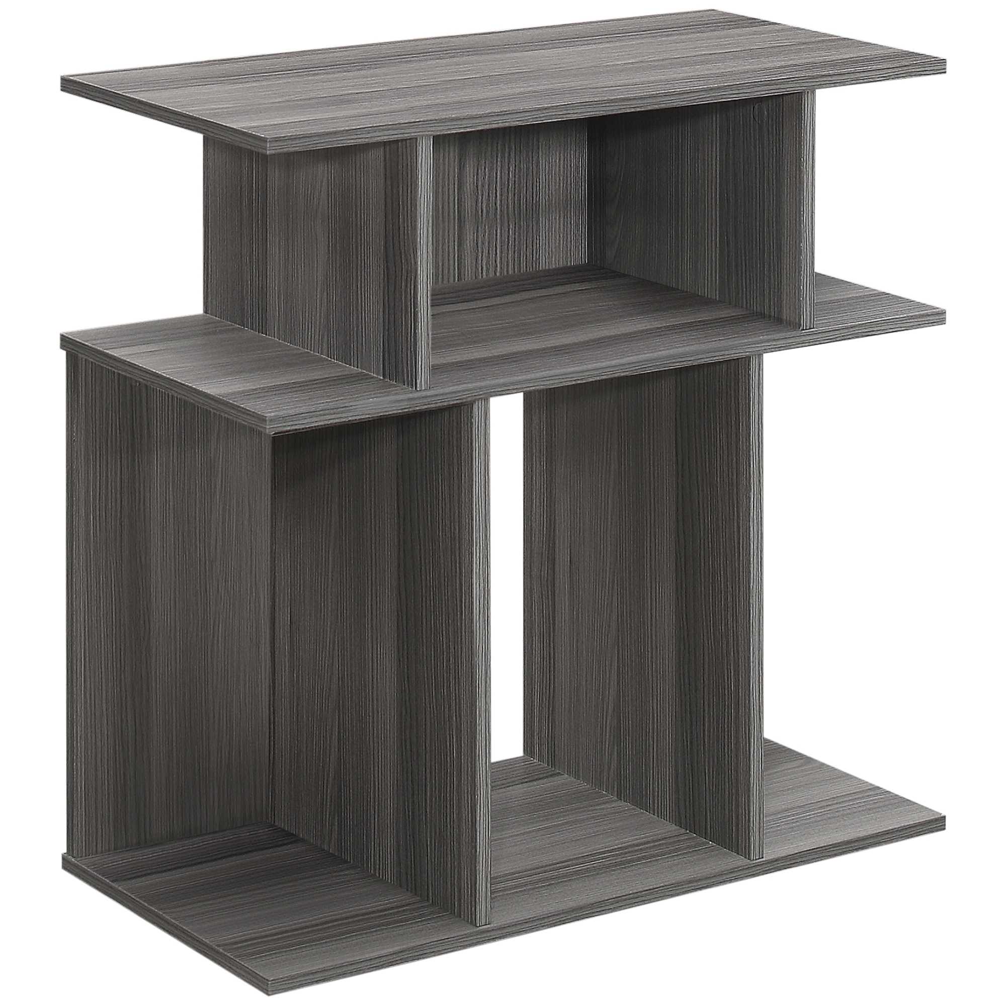 Grey Particle Board Laminate Accent Table By Homeroots