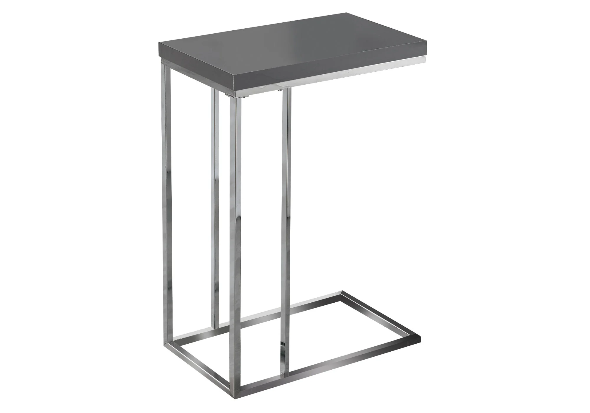 Grey Particle Board Metal Accent Table By Homeroots - 332986