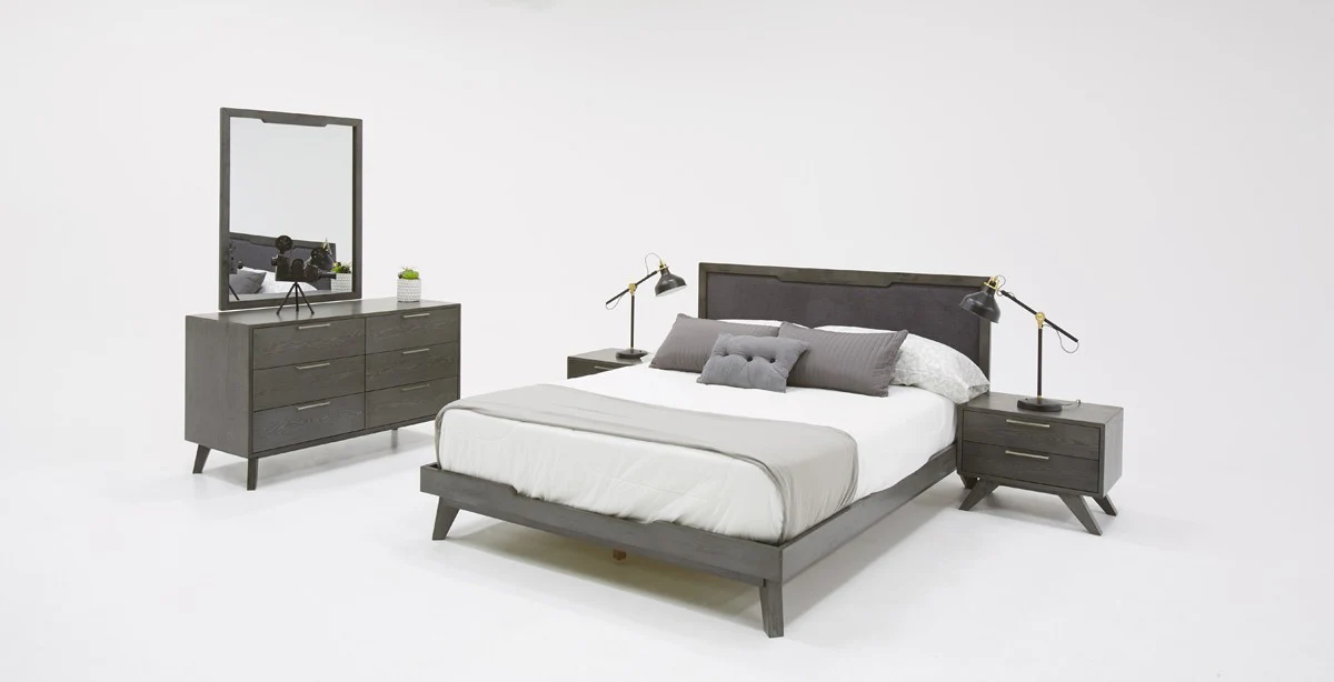 Grey Wash Solid Wood Six Drawer Double Dresser By Homeroots - Image 5