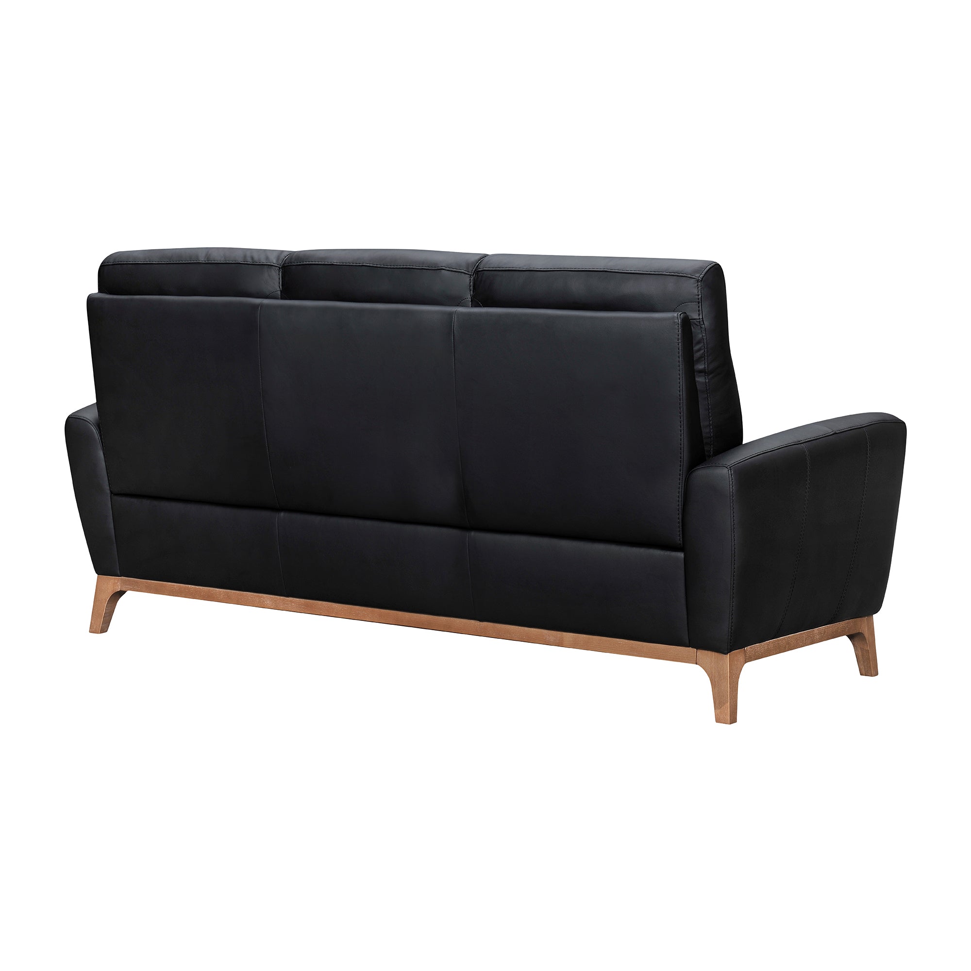Greyson 83" Dove Gray Leather Sofa By Armen Living - Image 13