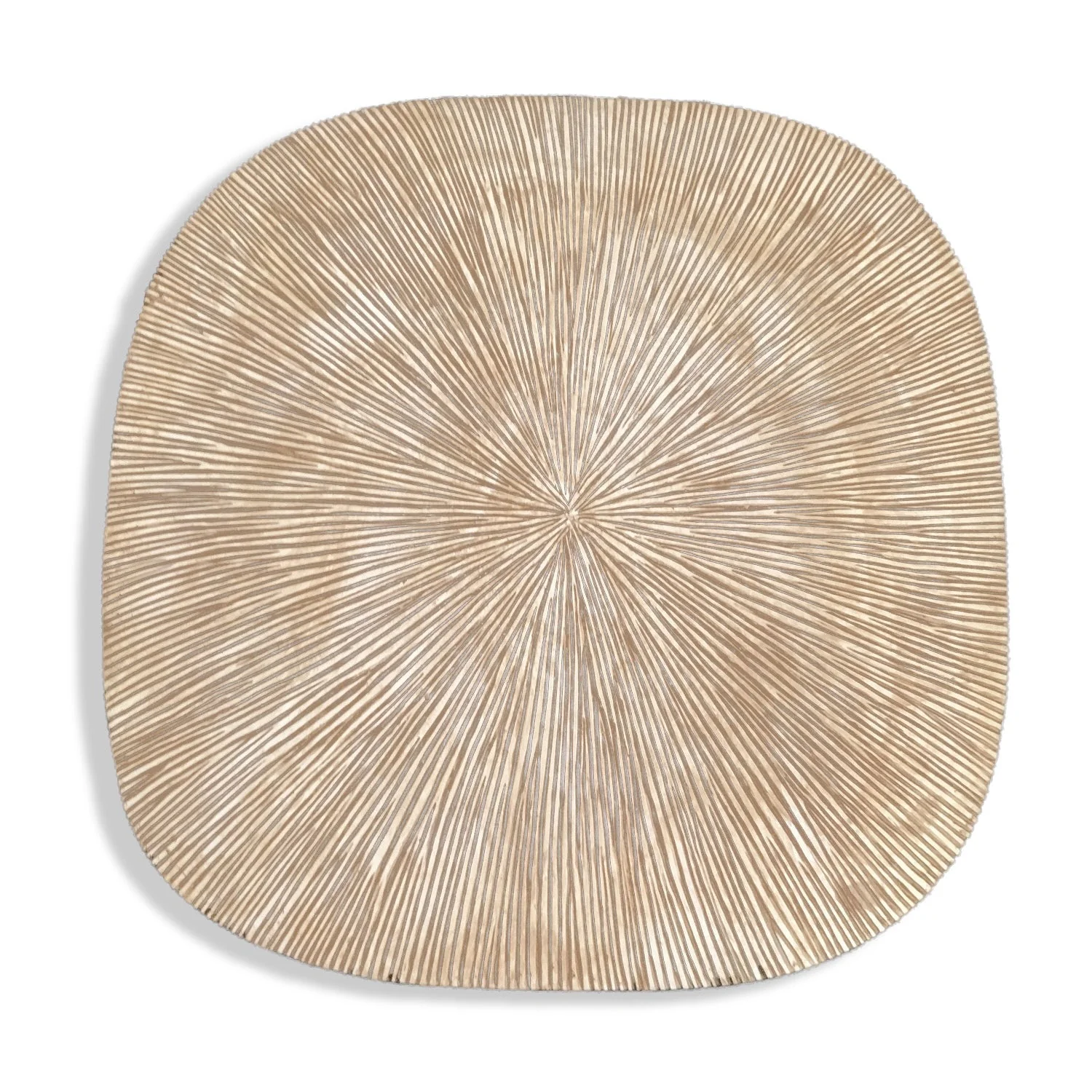 Groove 20.4"SQ, Brown Wash By Gold Leaf - Image 2
