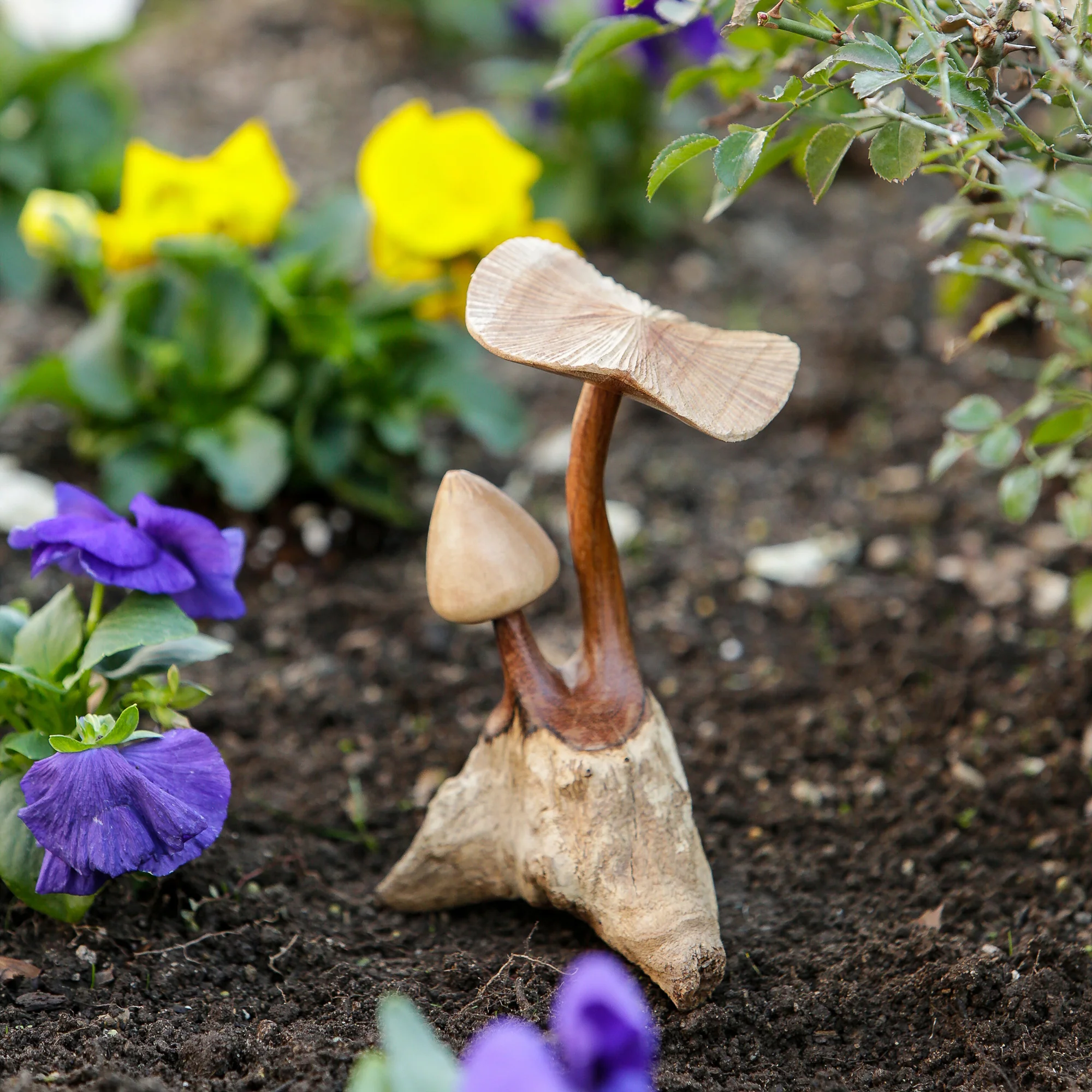 Gypsy Mushroom Set of 4 By Garden Age Supply