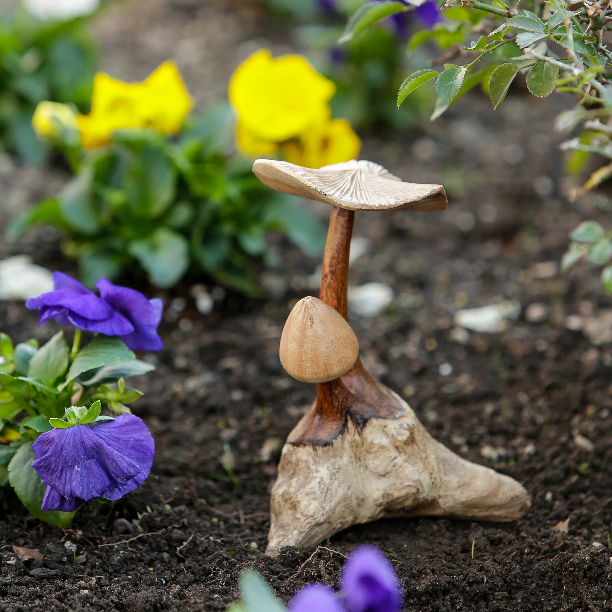 Gypsy Mushroom Set of 4 By Garden Age Supply - Image 2