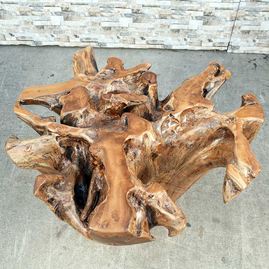 Habini Teak Root Dining Table - No glass top By Garden Age Supply - Image 2