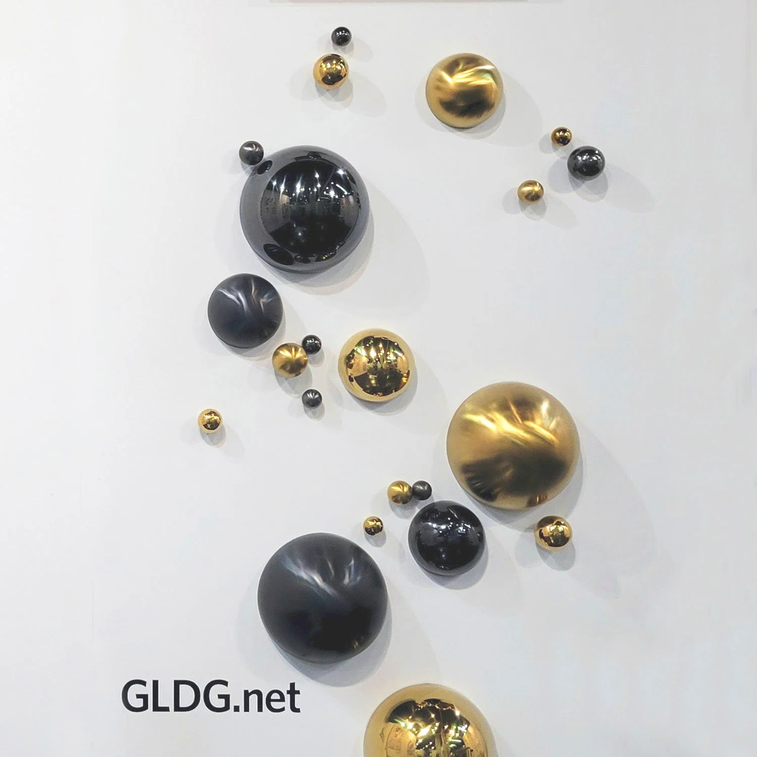 Half Ball 6"D, Gold Matte By Gold Leaf - Image 3