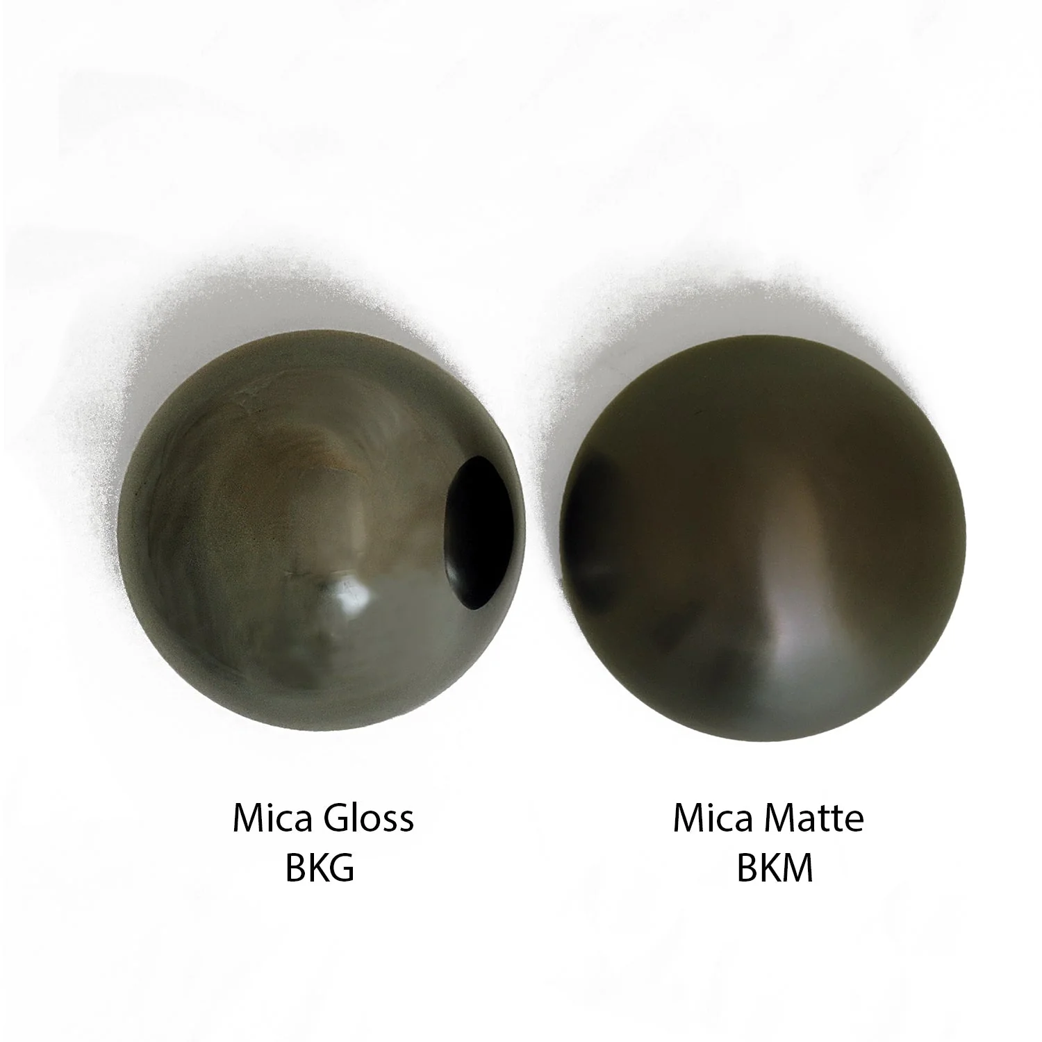 Half Ball 6"D, Mica Gloss By Gold Leaf - Image 5
