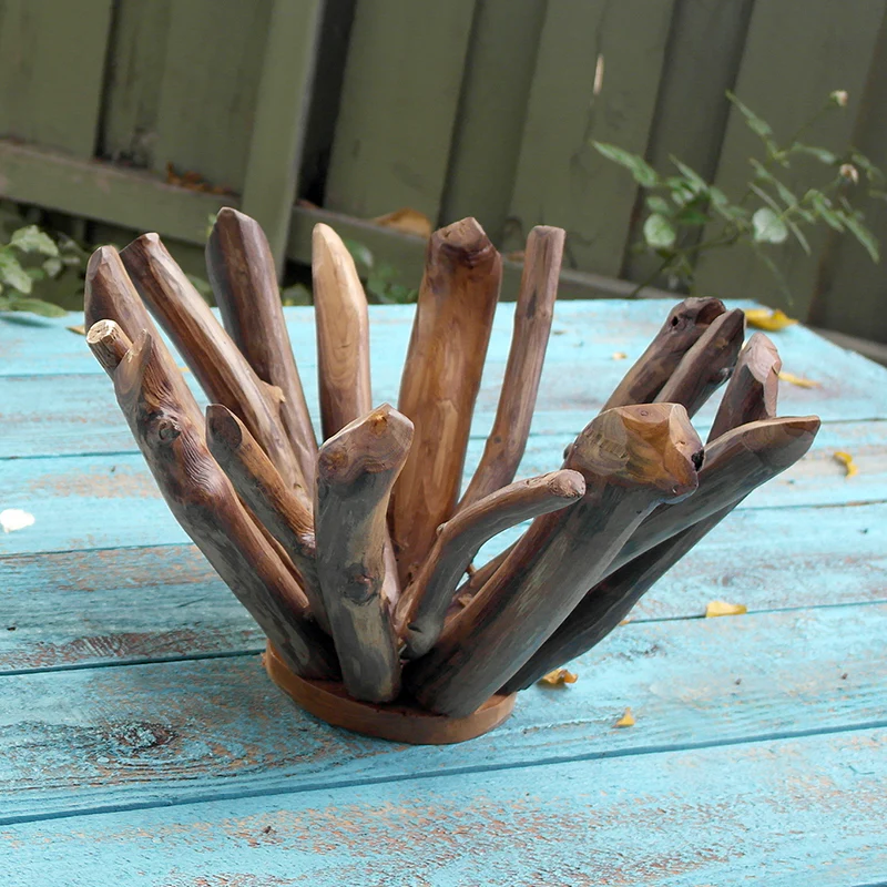Harini Driftwood Branch Bowls Set of 2 By Garden Age Supply