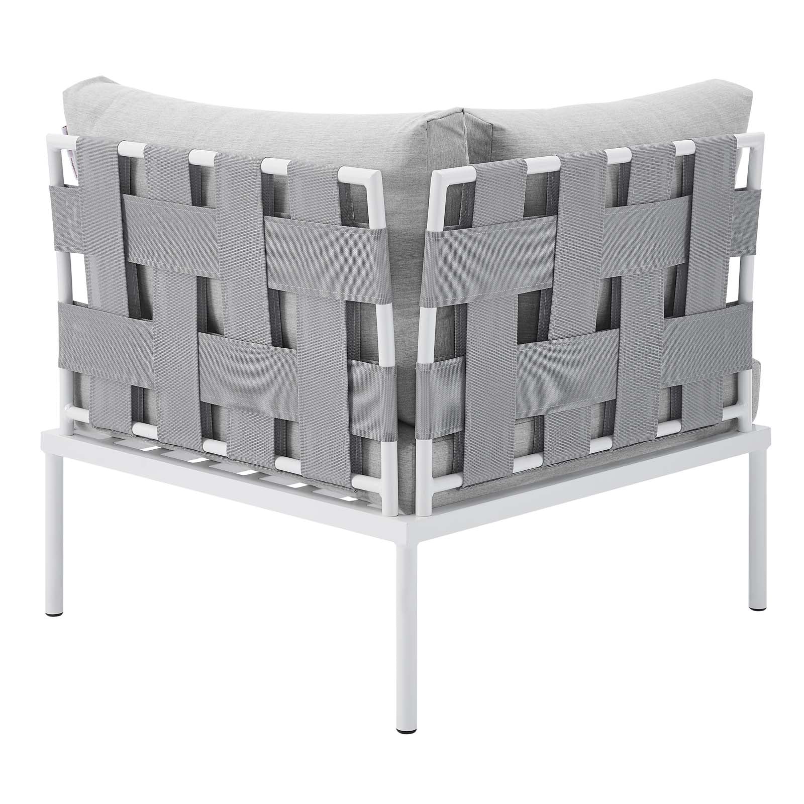 Harmony 10-Piece Sunbrella® Outdoor Patio Aluminum Sectional Sofa Set By Modway - EEI-4953 - Image 2