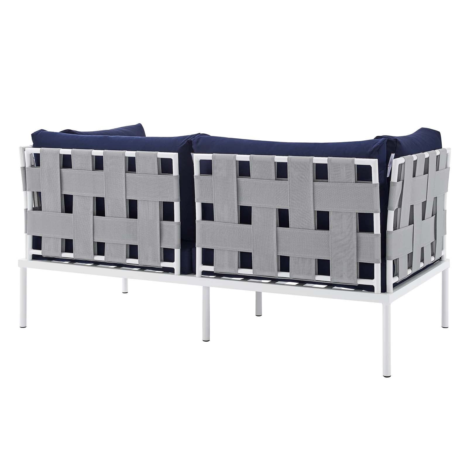 Harmony 5-Piece Sunbrella® Outdoor Patio Aluminum Furniture Set By Modway - EEI-4925 - Image 26