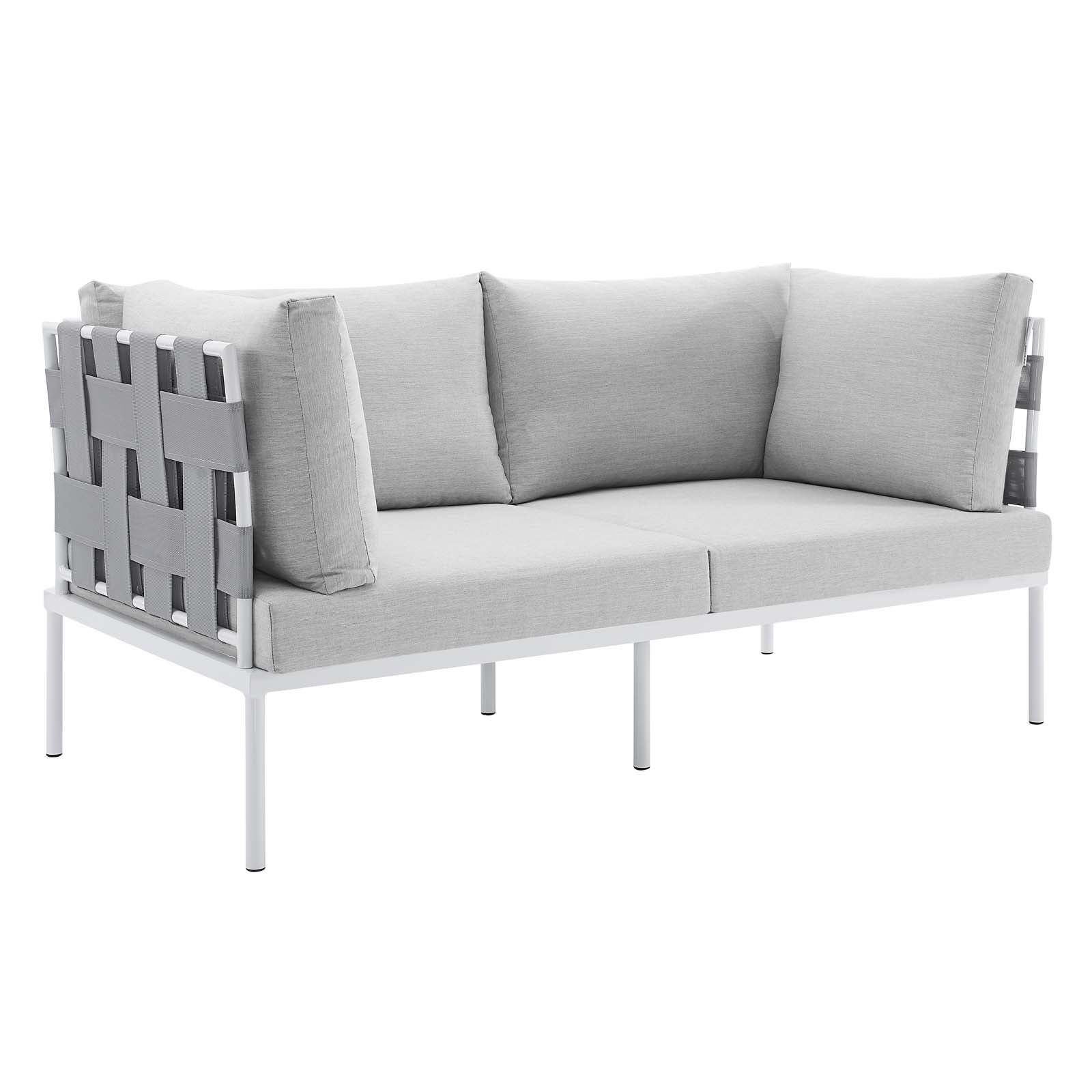 Harmony 5-Piece Sunbrella® Outdoor Patio Aluminum Furniture Set By Modway - EEI-4925 - Image 9