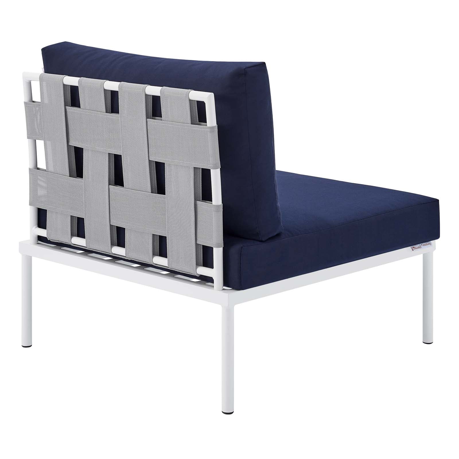Harmony 7-Piece Sunbrella® Outdoor Patio Aluminum Sectional Sofa Set By Modway - EEI-4937 - Image 29