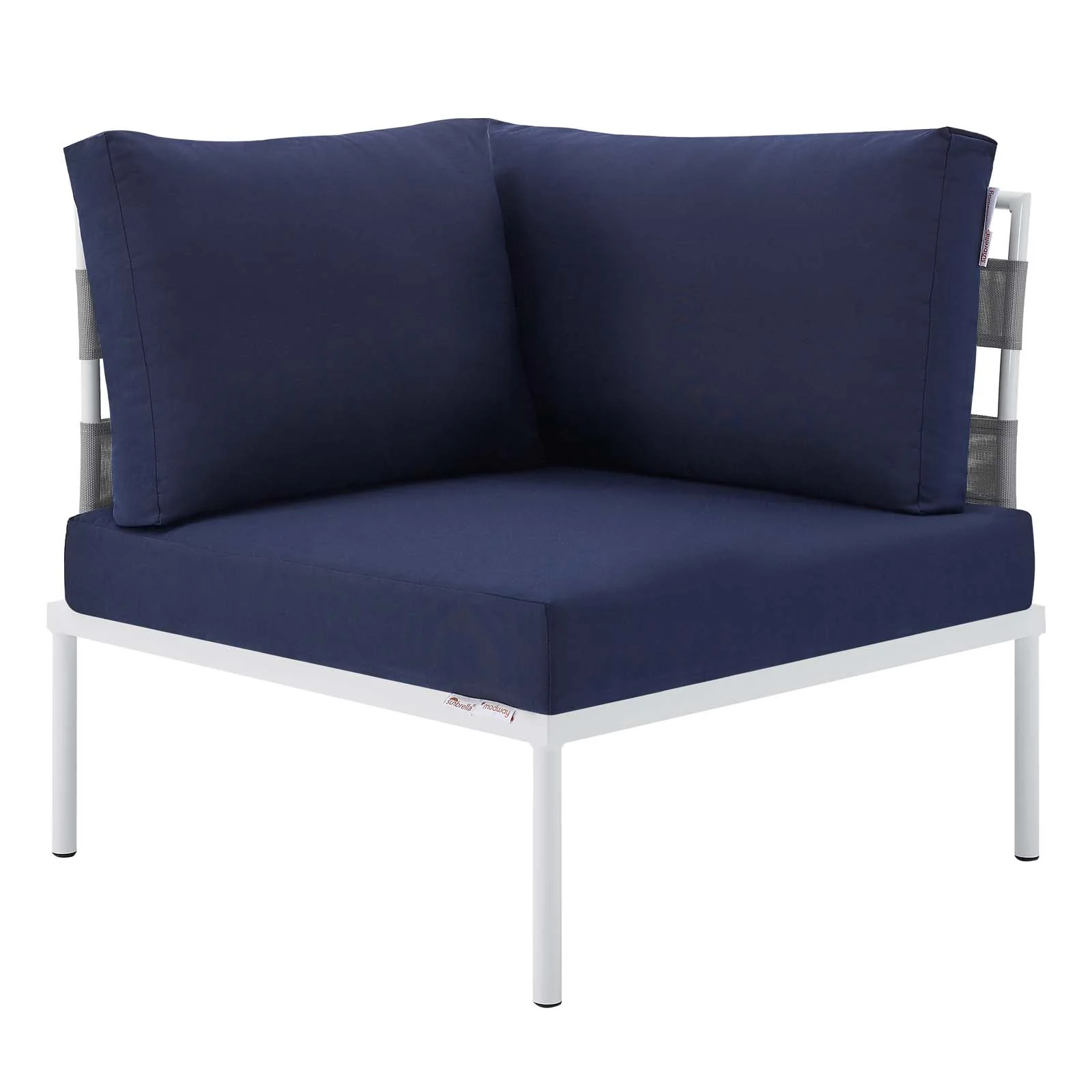 Harmony 8-Piece Sunbrella® Outdoor Patio Aluminum Seating Set By Modway - EEI-4949 - Image 19