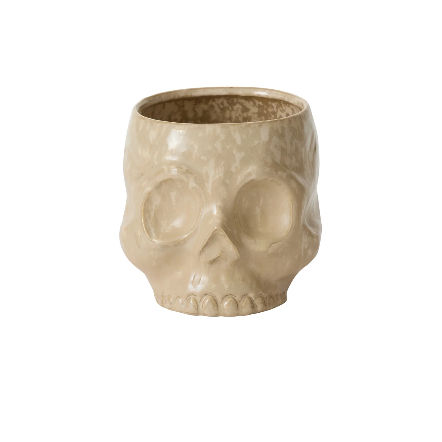 Haunting Skull Pot Set of 2 By Accent Decor - Image 2