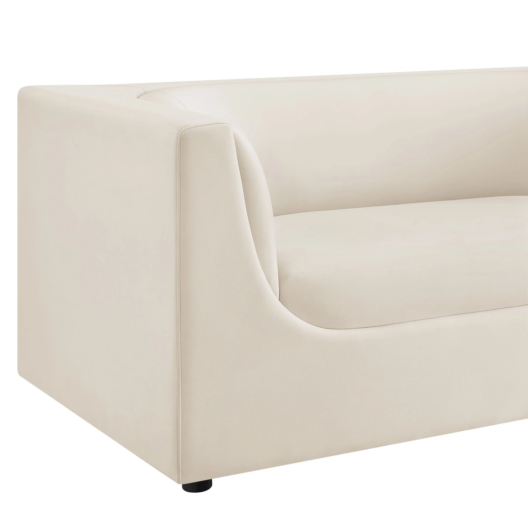Hilda 67" Curved Back Performance Velvet Loveseat by Modway - Image 6