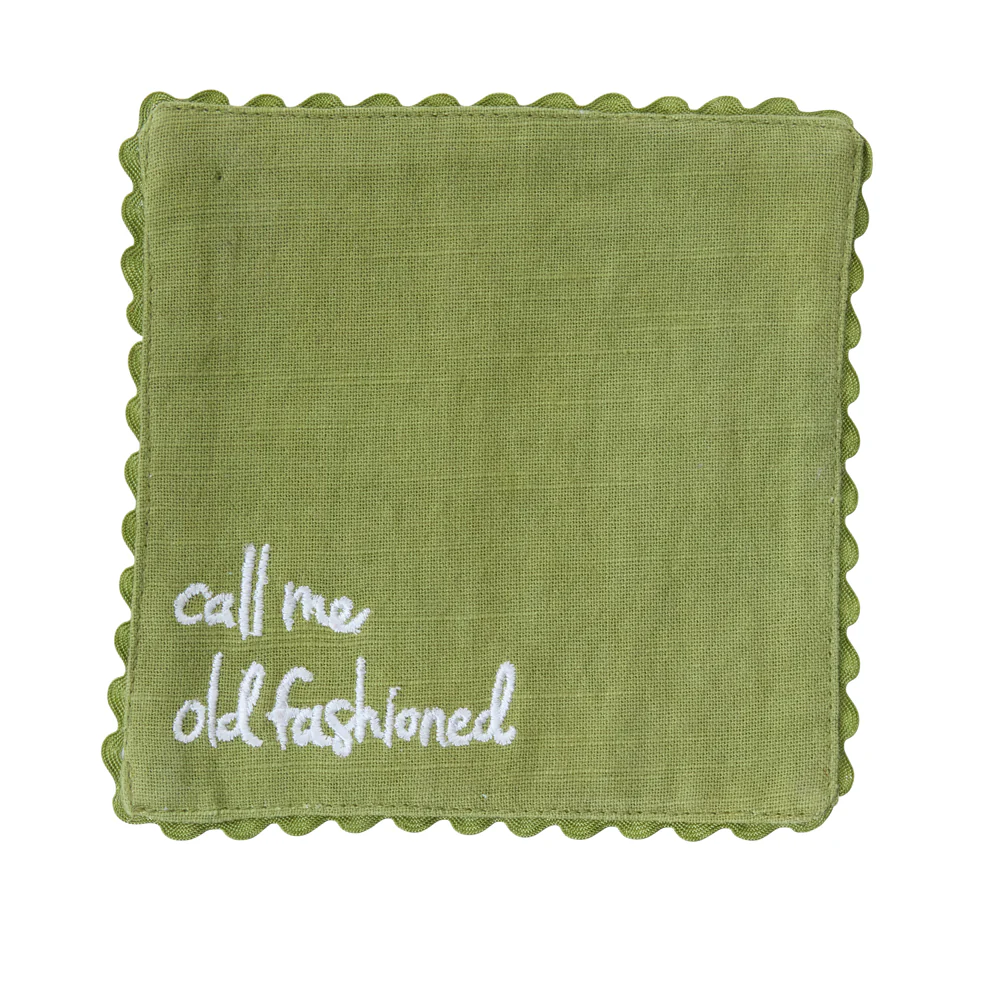 Holiday Spirit Cocktail Napkin Set of 8 By Accent Decor - Image 2
