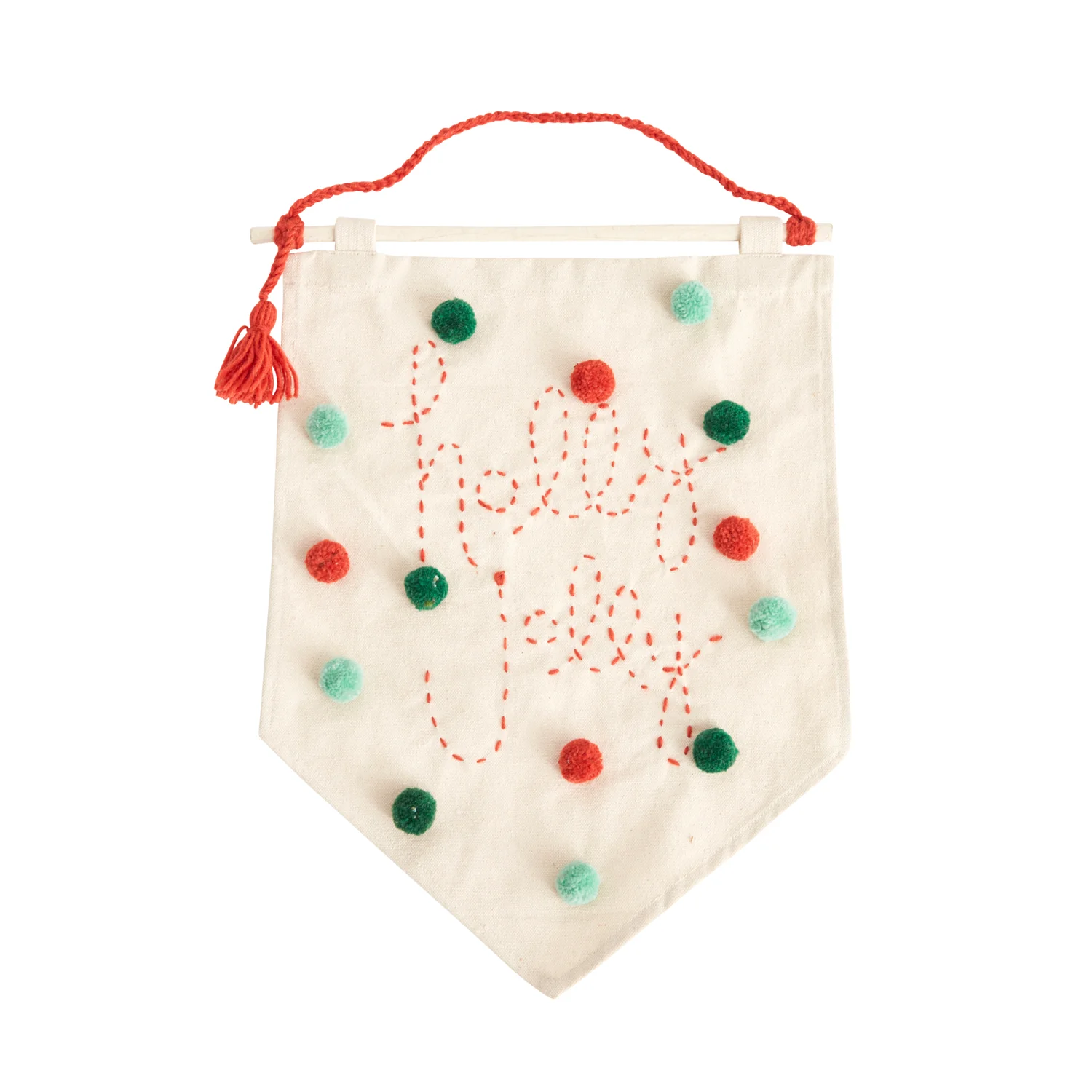 Holly Jolly Banner Set of 2 By Accent Decor - Image 3