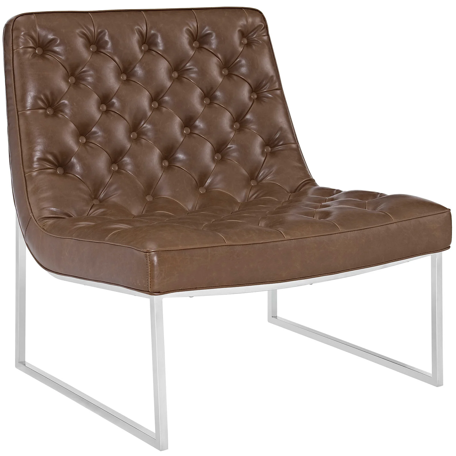 Ibiza Upholstered Vinyl Lounge Chair By Modway - EEI-2089 - Image 2