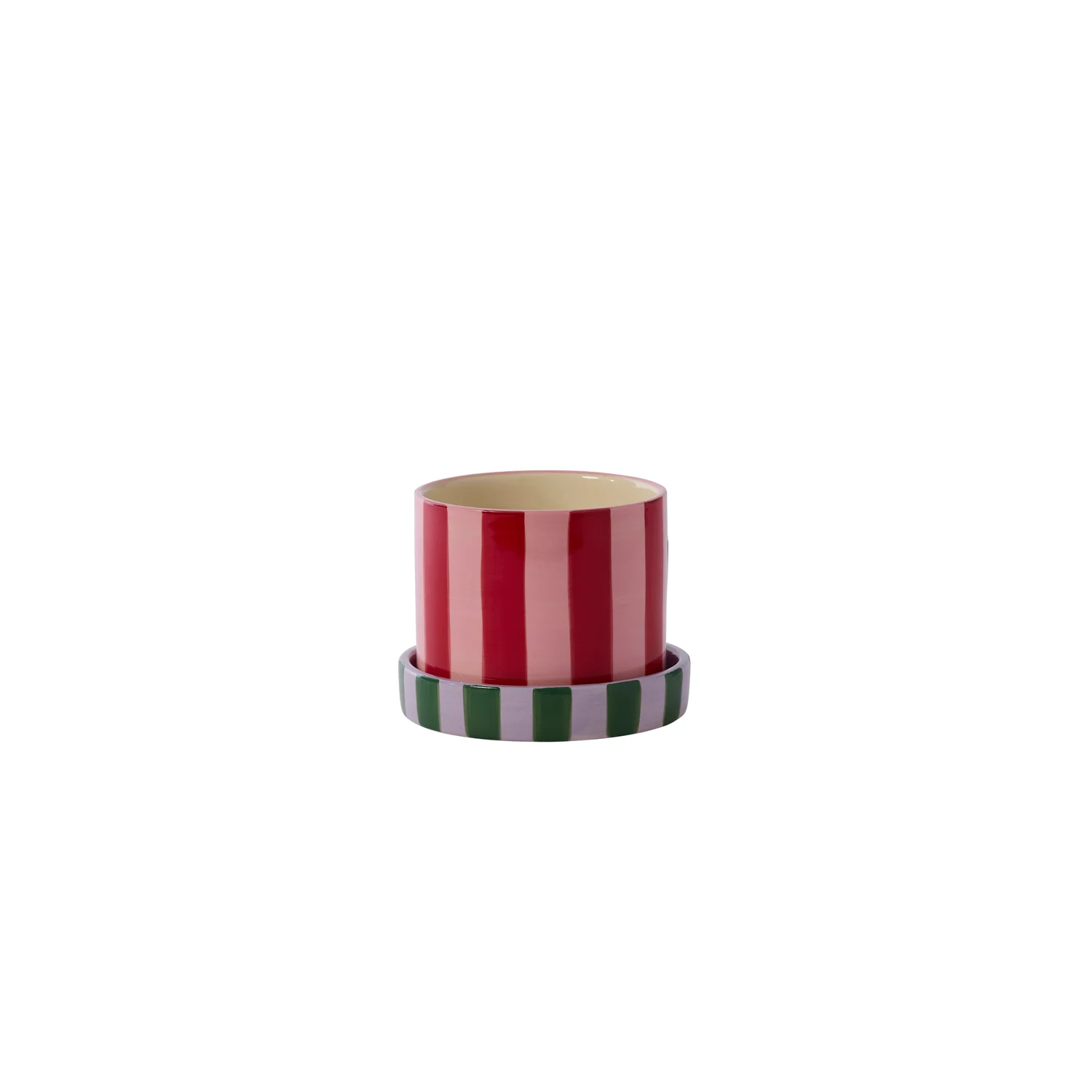 Joyelle Pot with Saucer Set of 4 By Accent Decor - Image 2