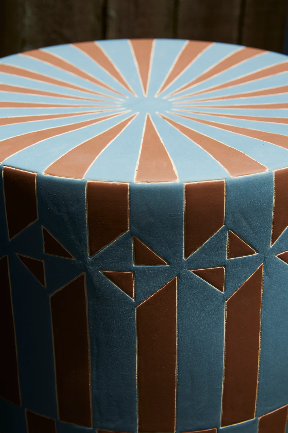 Kaleidoscope Stool By Accent Decor