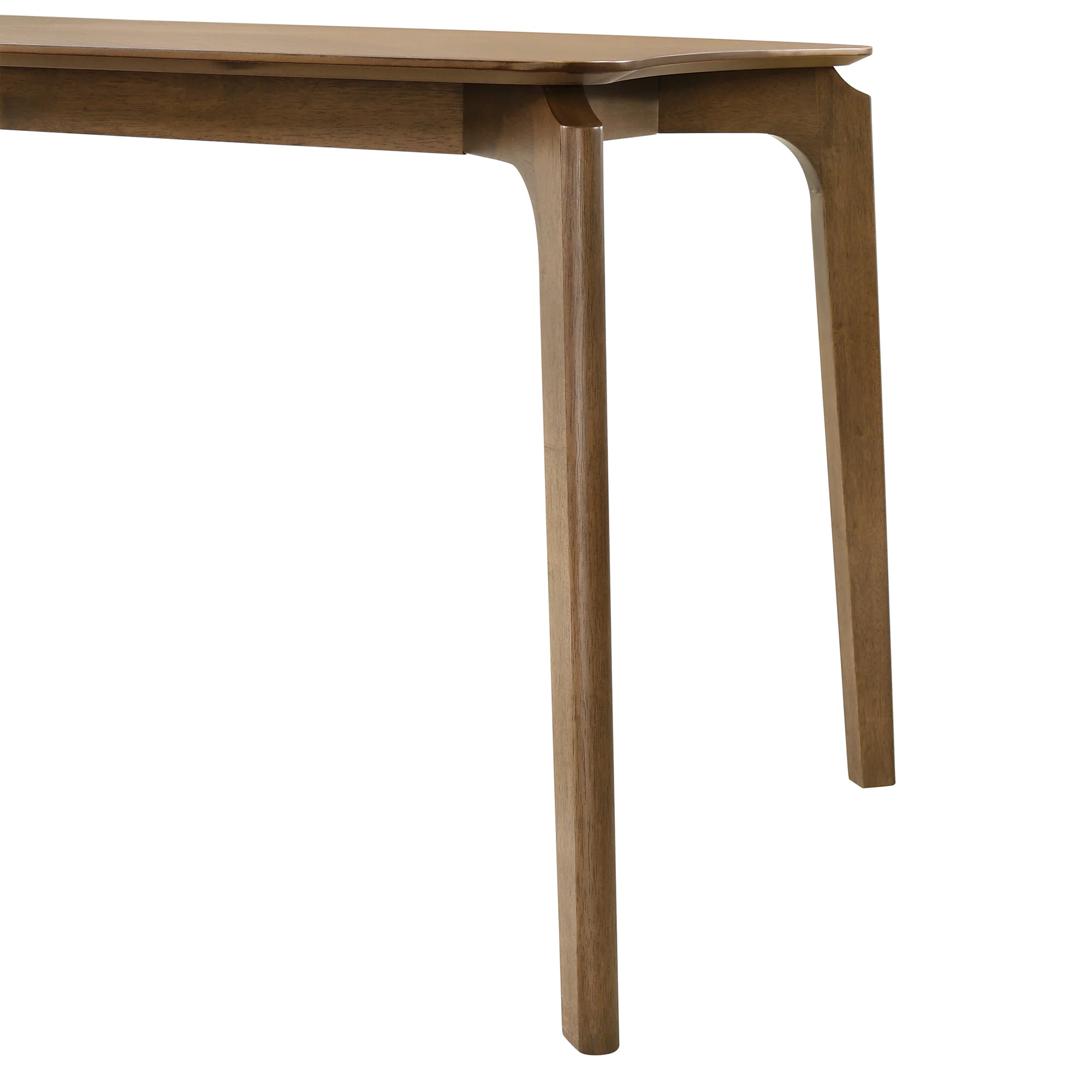 Kalia 7 Piece Wood Dining Set in Walnut Finish with Blue Fabric By Armen Living - Image 20