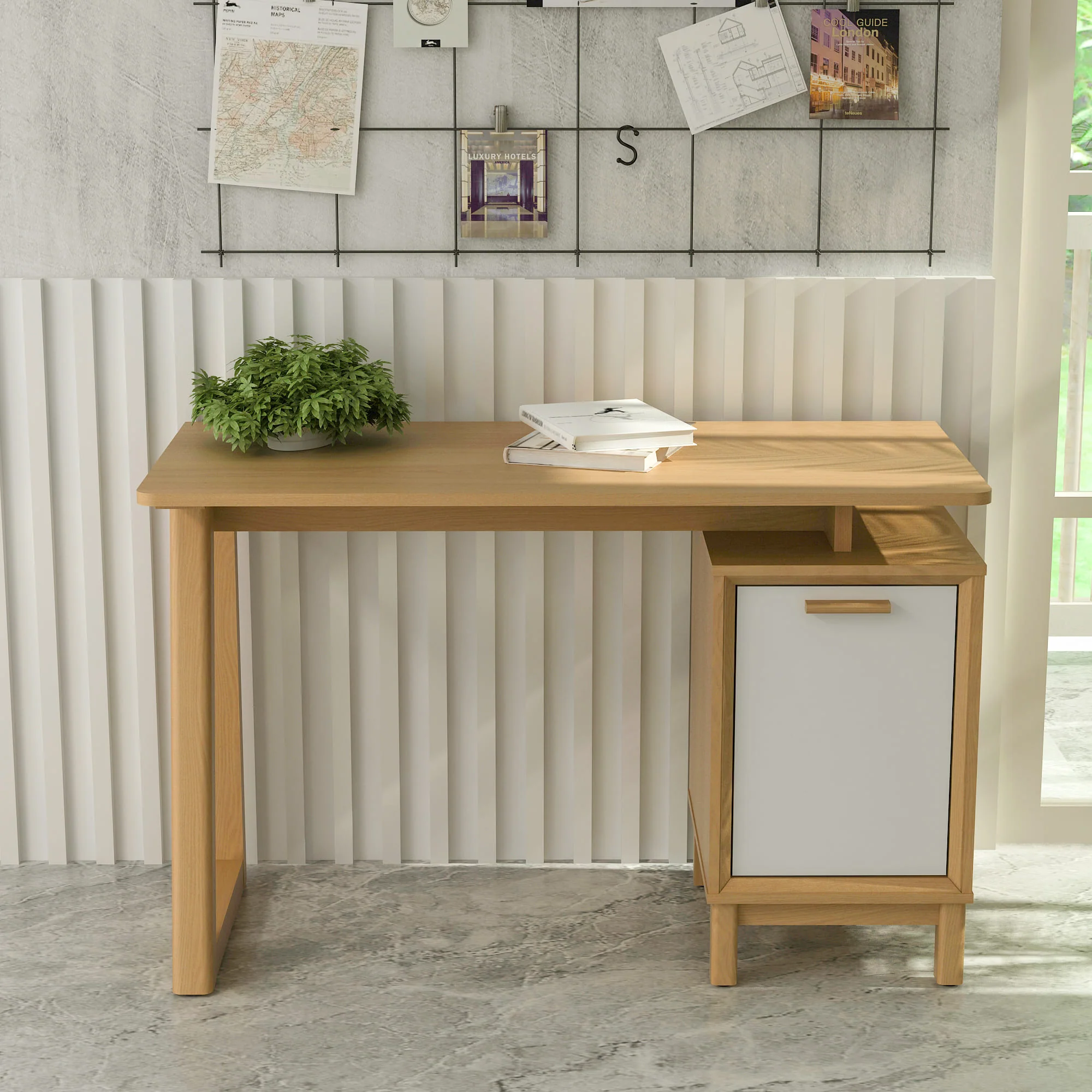 Kathy 47" Writing Desk By Anderson Teak
