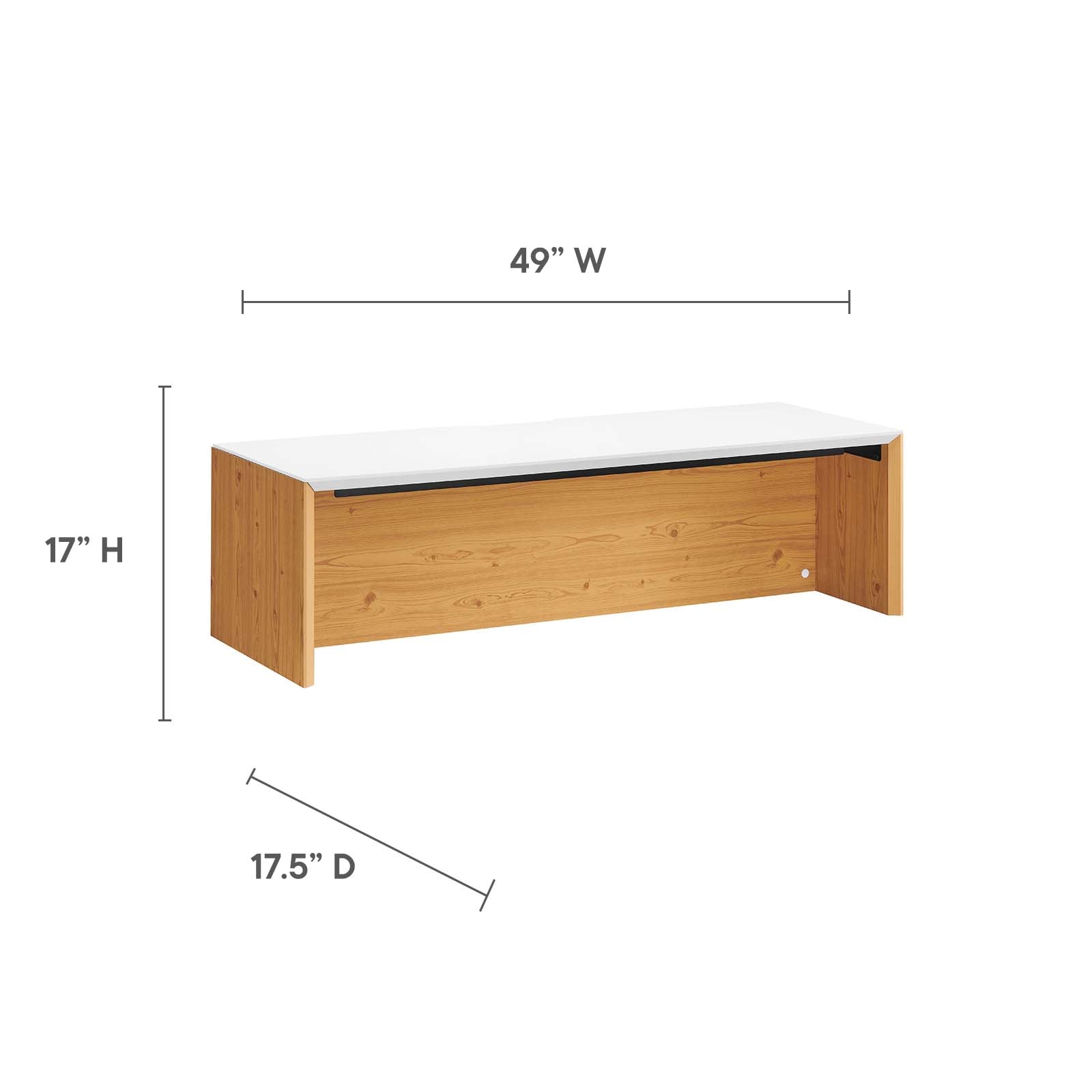 Kinetic 49" Wall-Mount Office Desk By Modway - EEI-6207 - Image 14