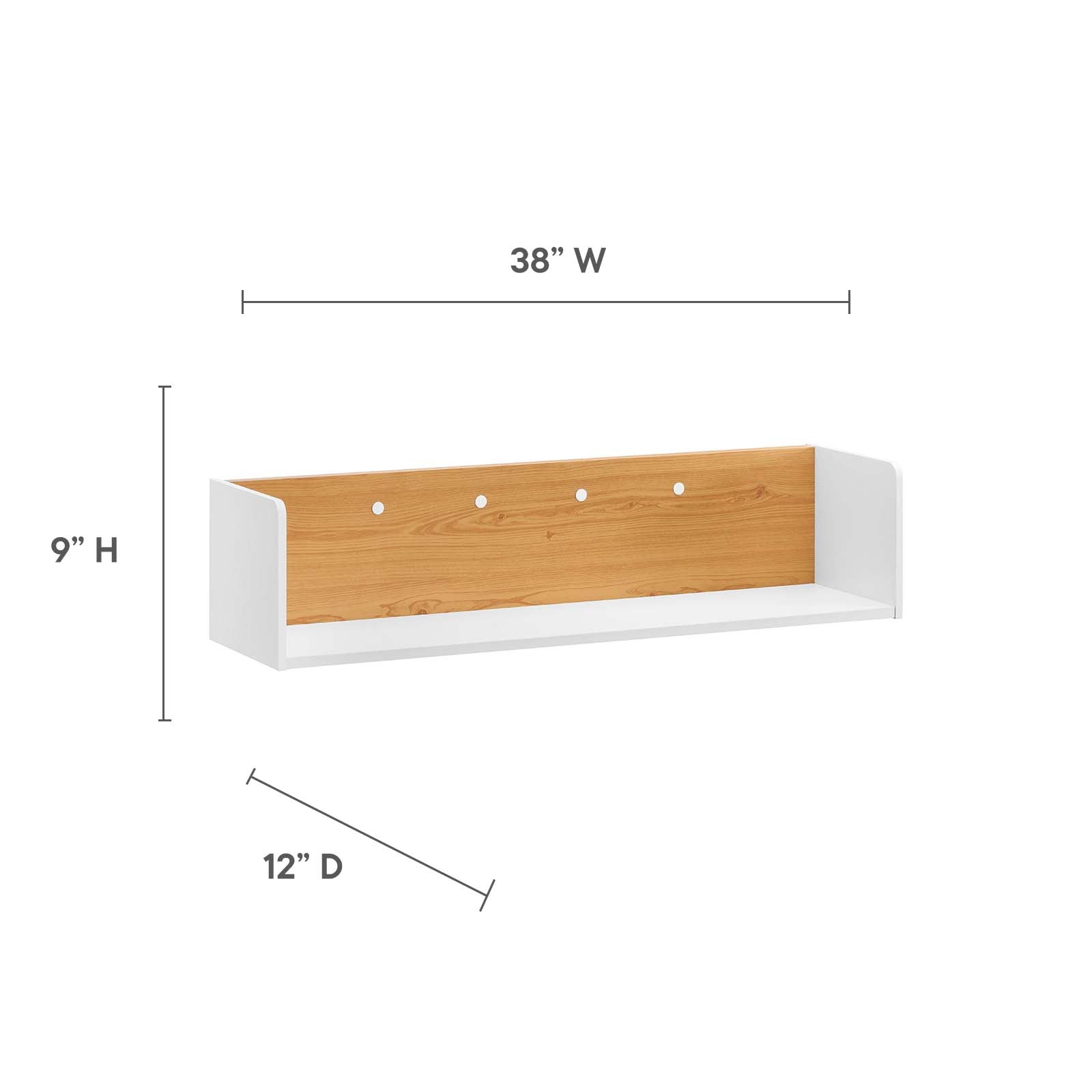 Kinetic 49" Wall-Mount Office Desk With Cabinet and Shelf By Modway - EEI-6312 - Image 13