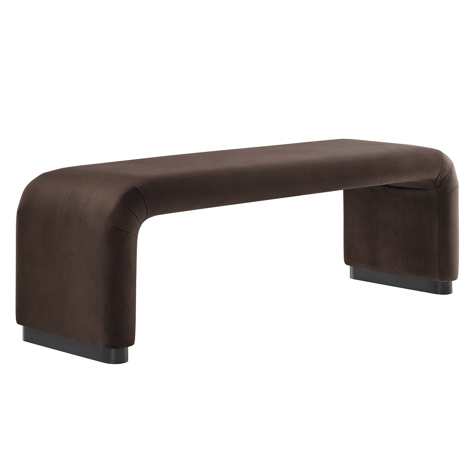 Koda Performance Velvet Waterfall Long Bench By Modway - EEI-6734