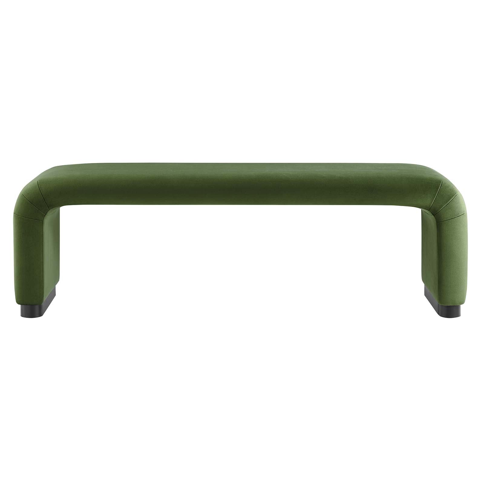 Koda Performance Velvet Waterfall Long Bench By Modway - EEI-6734 - Image 19