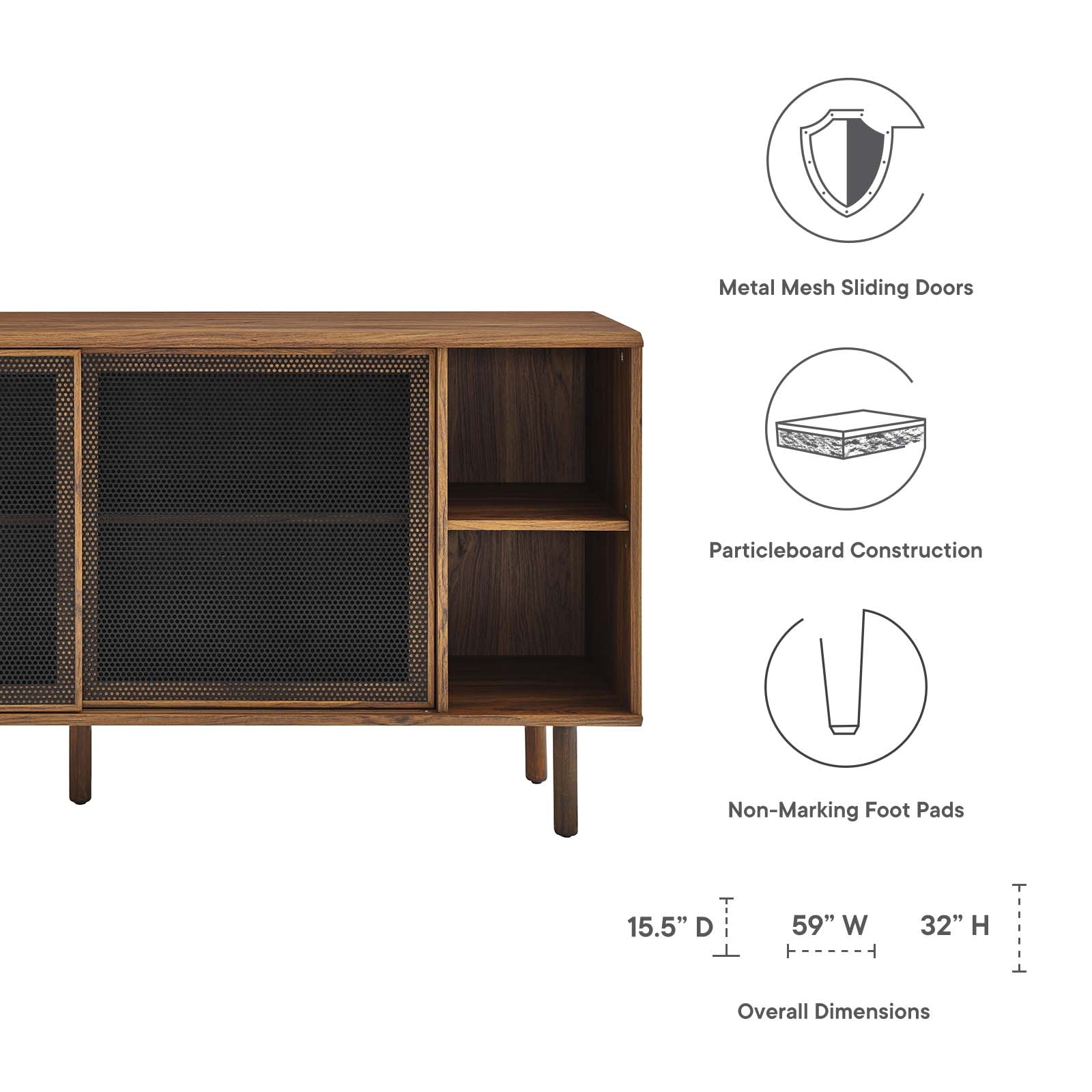 Kurtis 59" Sideboard By Modway - EEI-6235 - Image 26