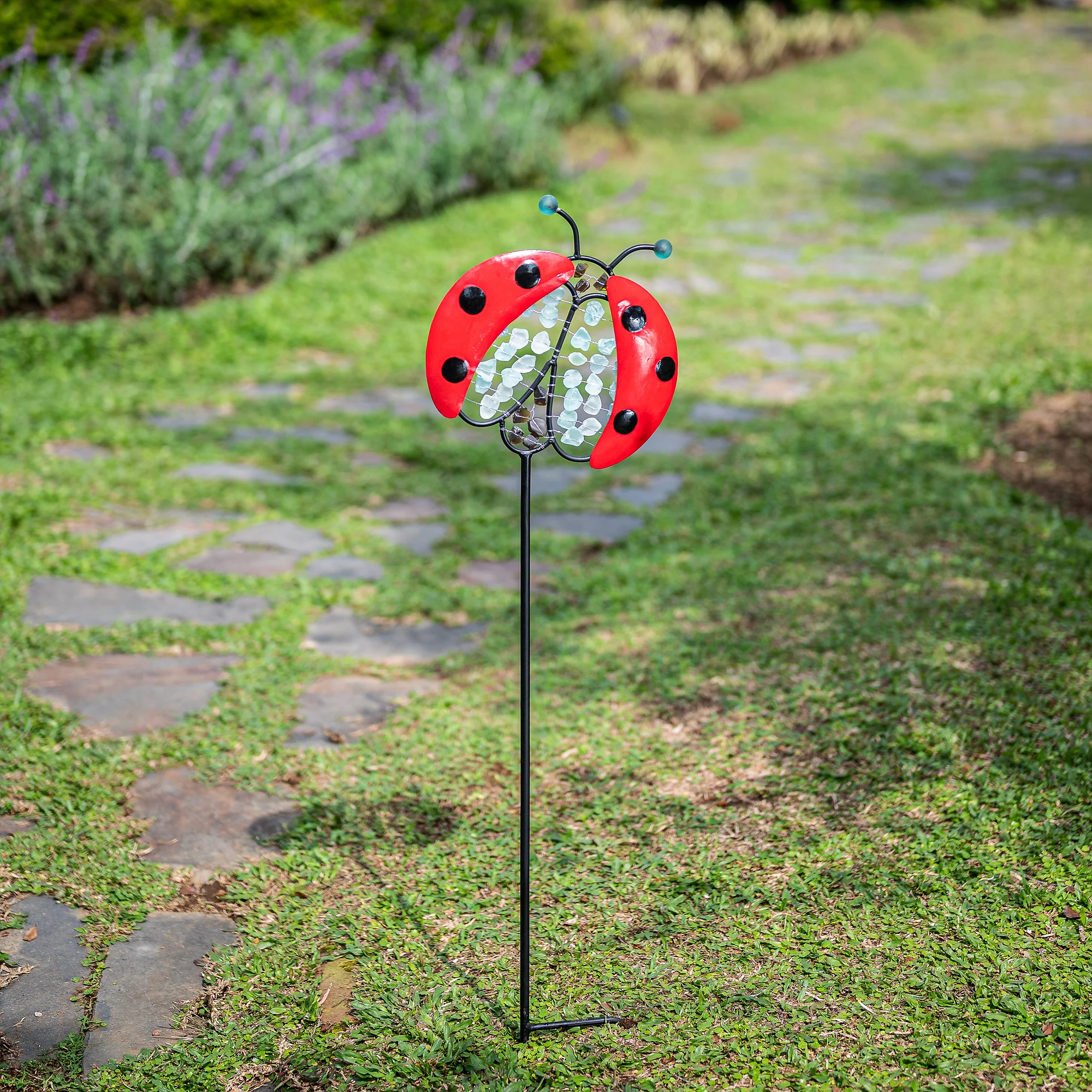 Lady Bug Garden Stake Set of 4 By Garden Age Supply - Image 2