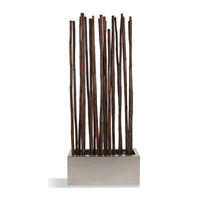 LC Bamboo Pole 7'H x 2D brown Set Of 12 By Gold Leaf Design Group