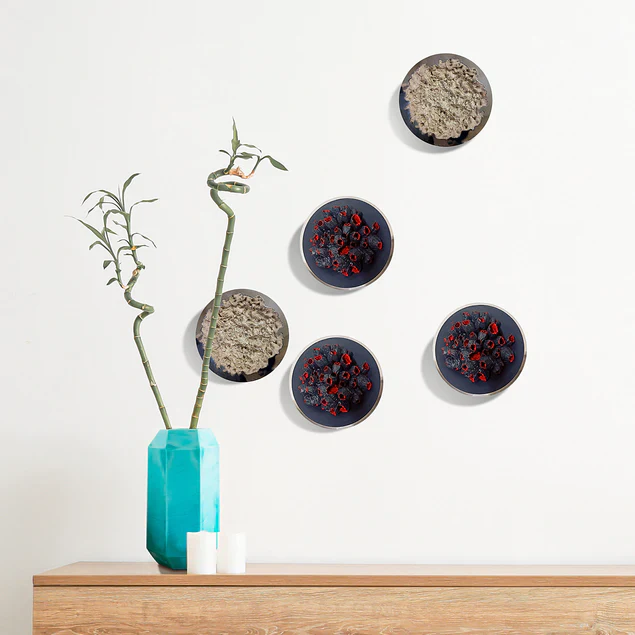 LC Earth 9.9"D Wall Art By Gold Leaf Design Group