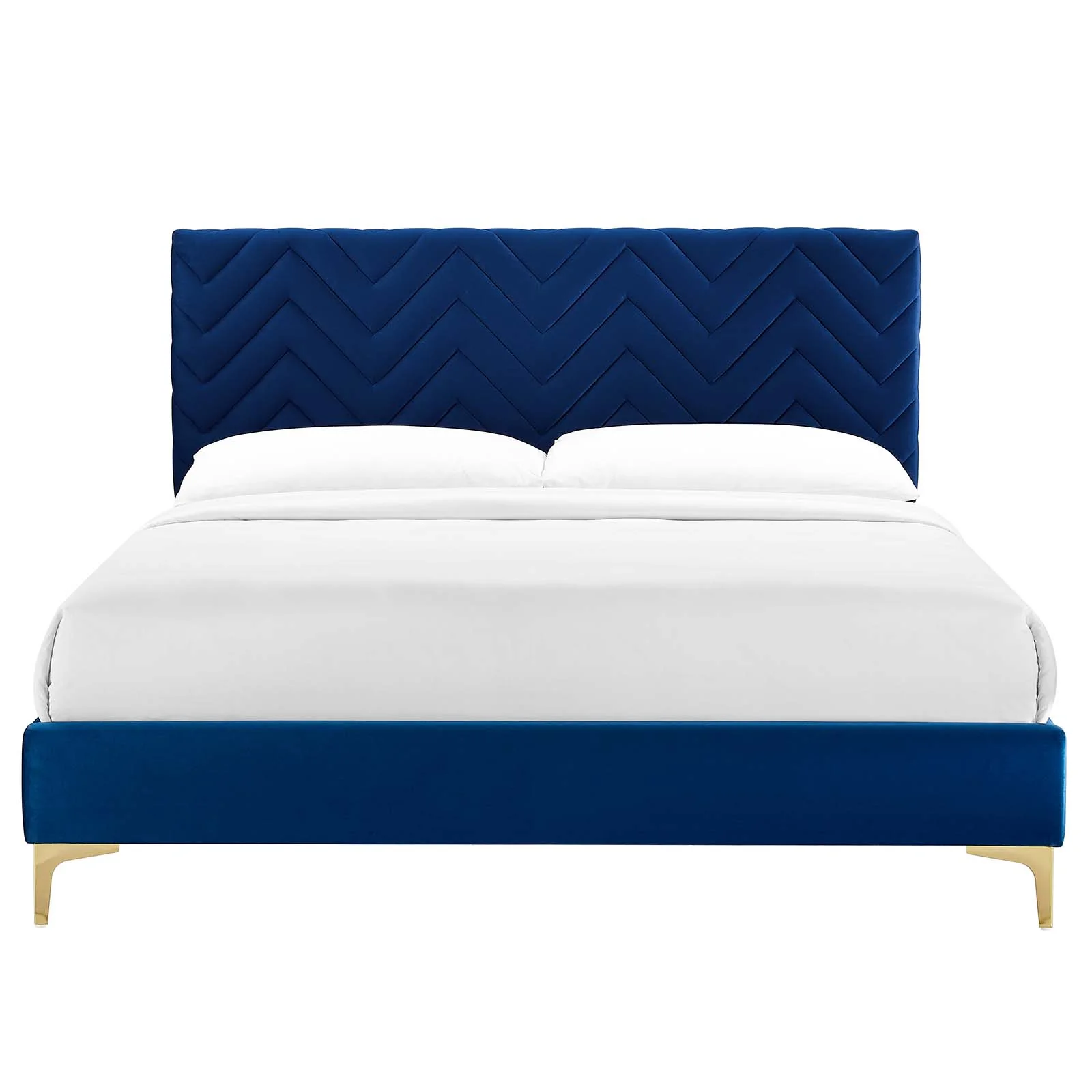 Leah Chevron Tufted Performance Velvet Full Platform Bed By Modway - MOD-7001 - Image 19