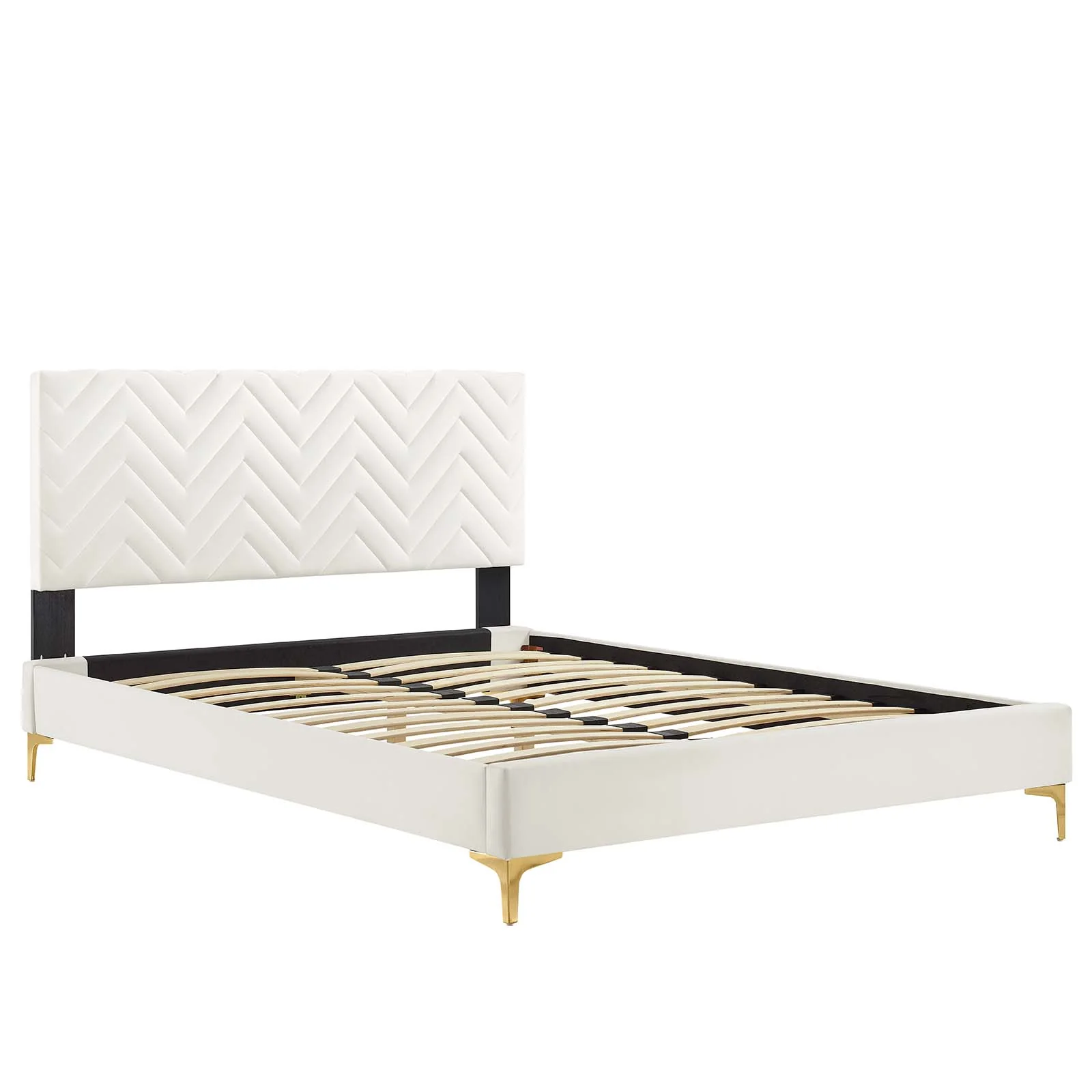 Leah Chevron Tufted Performance Velvet Full Platform Bed By Modway - MOD-7001 - Image 28