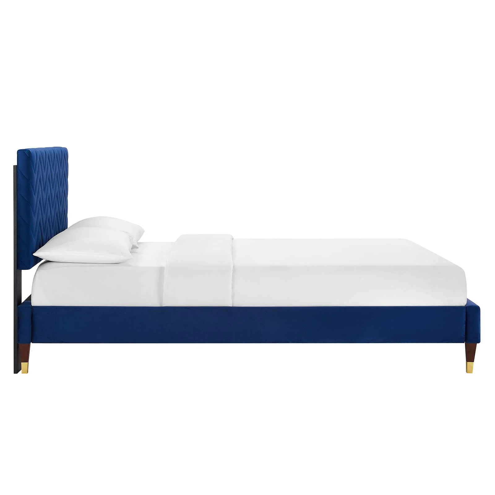 Leah Chevron Tufted Performance Velvet Queen Platform Bed By Modway - MOD-6969 - Image 18