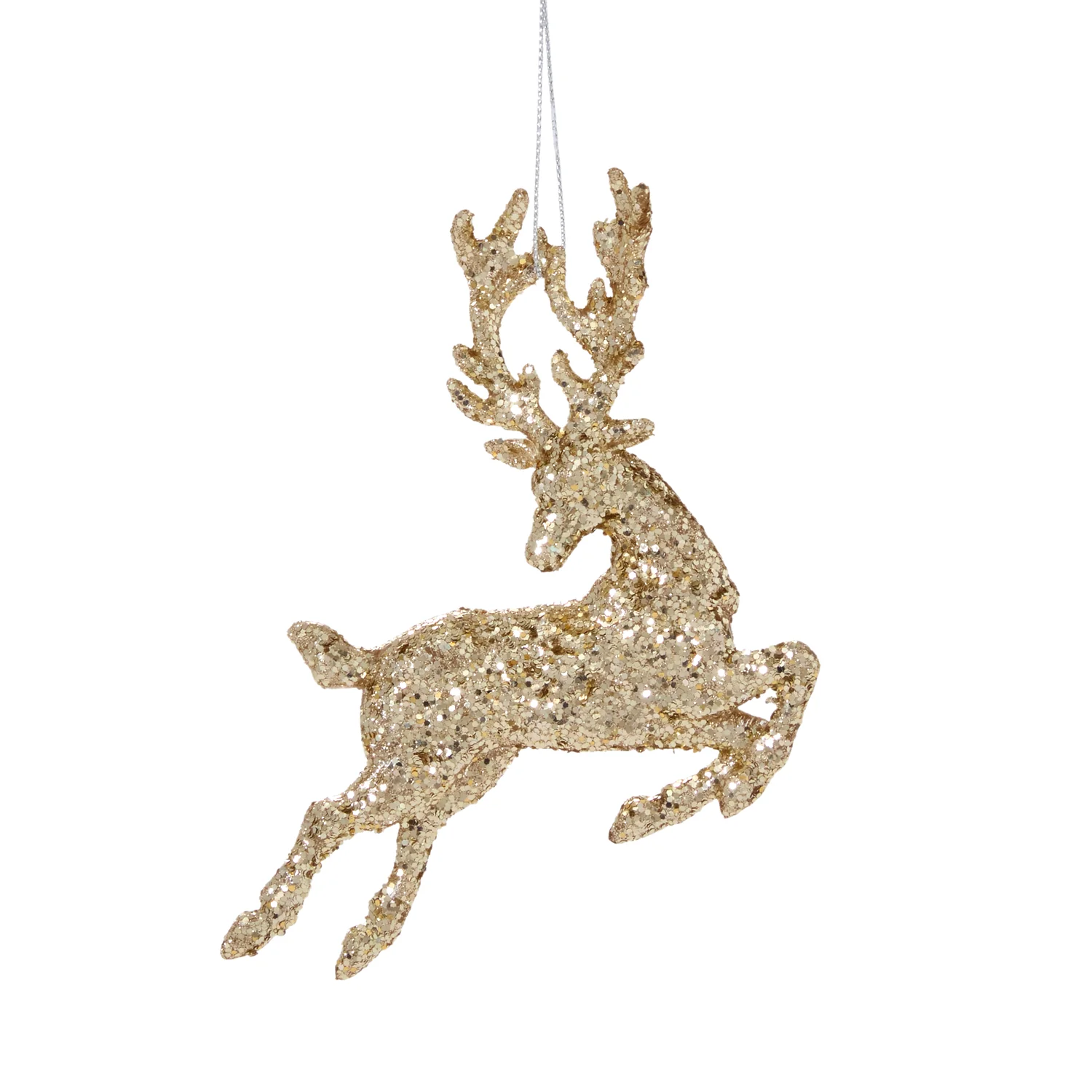 Leaping Deer Ornament Set of 4 By Accent Decor - Image 2