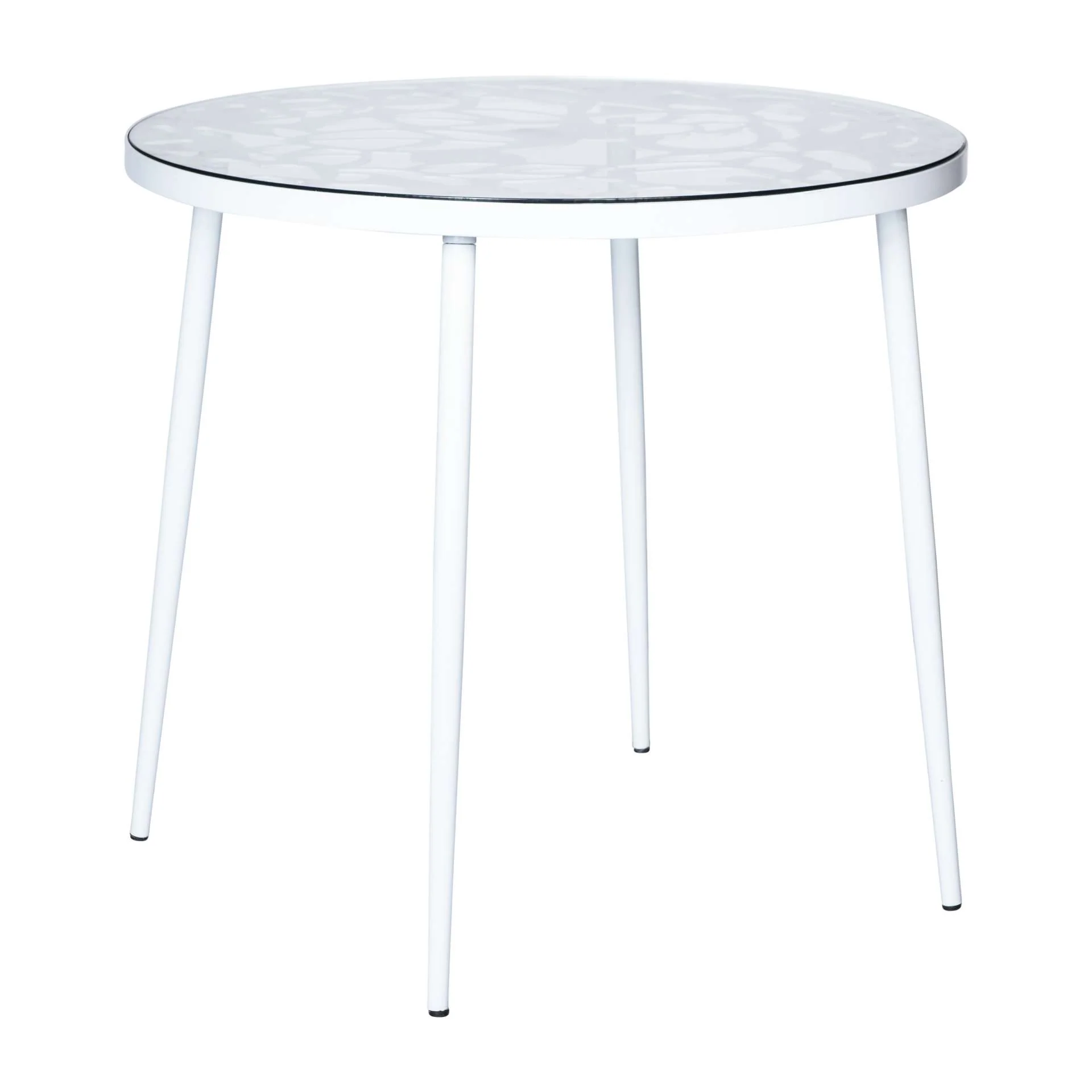 LeisureMod Devon Mid-Century Modern 5-Piece Aluminum Outdoor Patio Dining Set with Tempered Glass Top Table and 4 Stackable
- DT31CABL4 - Image 52
