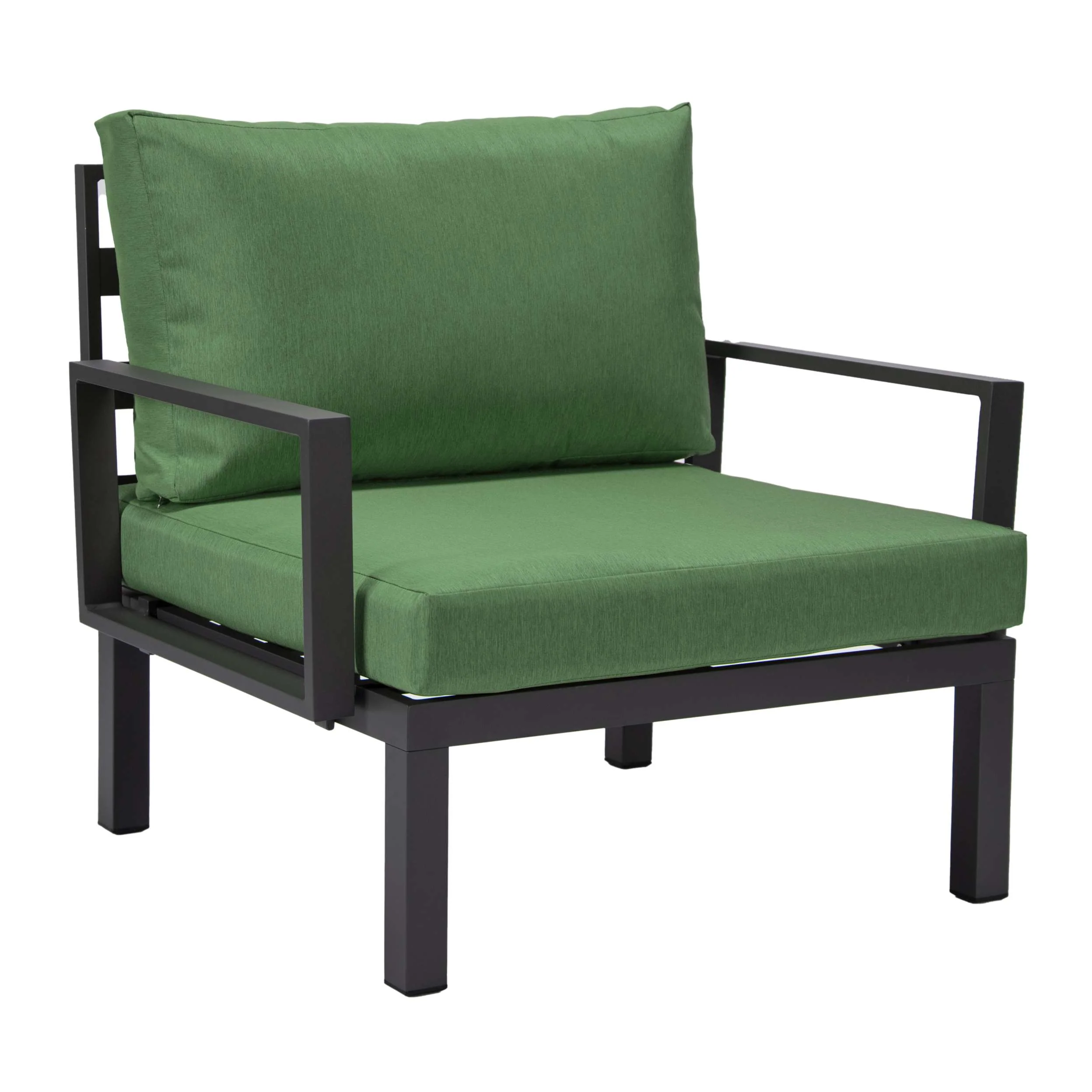 LeisureMod Hamilton 7-Piece Aluminum Patio Conversation Set With Coffee Table And Cushions - Image 52