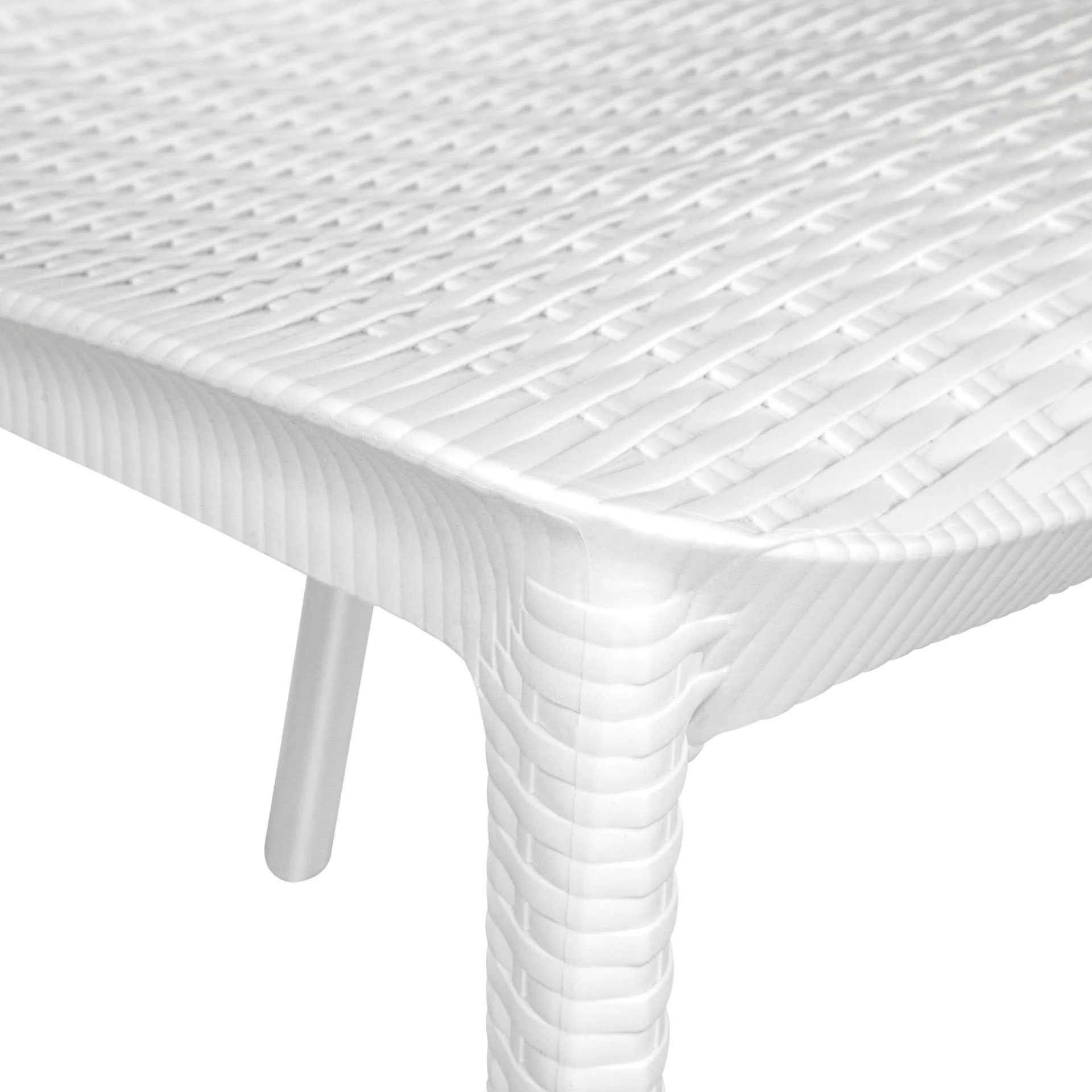 LeisureMod Kent Outdoor Patio Plastic Dining Arm Chair, Set of 4 - KCA21W4 - Image 9