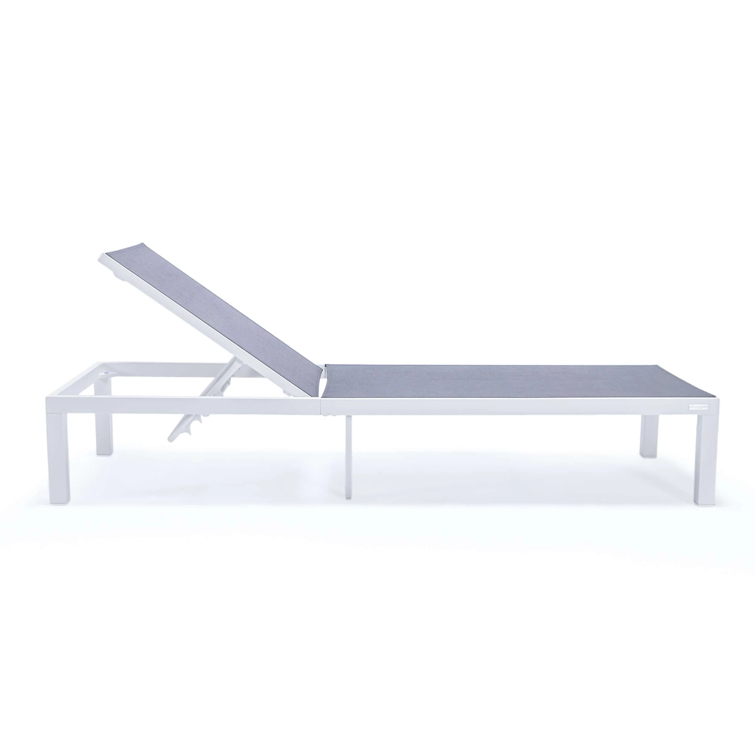 LeisureMod Marlin Modern Aluminum Outdoor Patio Chaise Lounge Chair Set of 2 - MLWCF21-77BL2 - Image 49